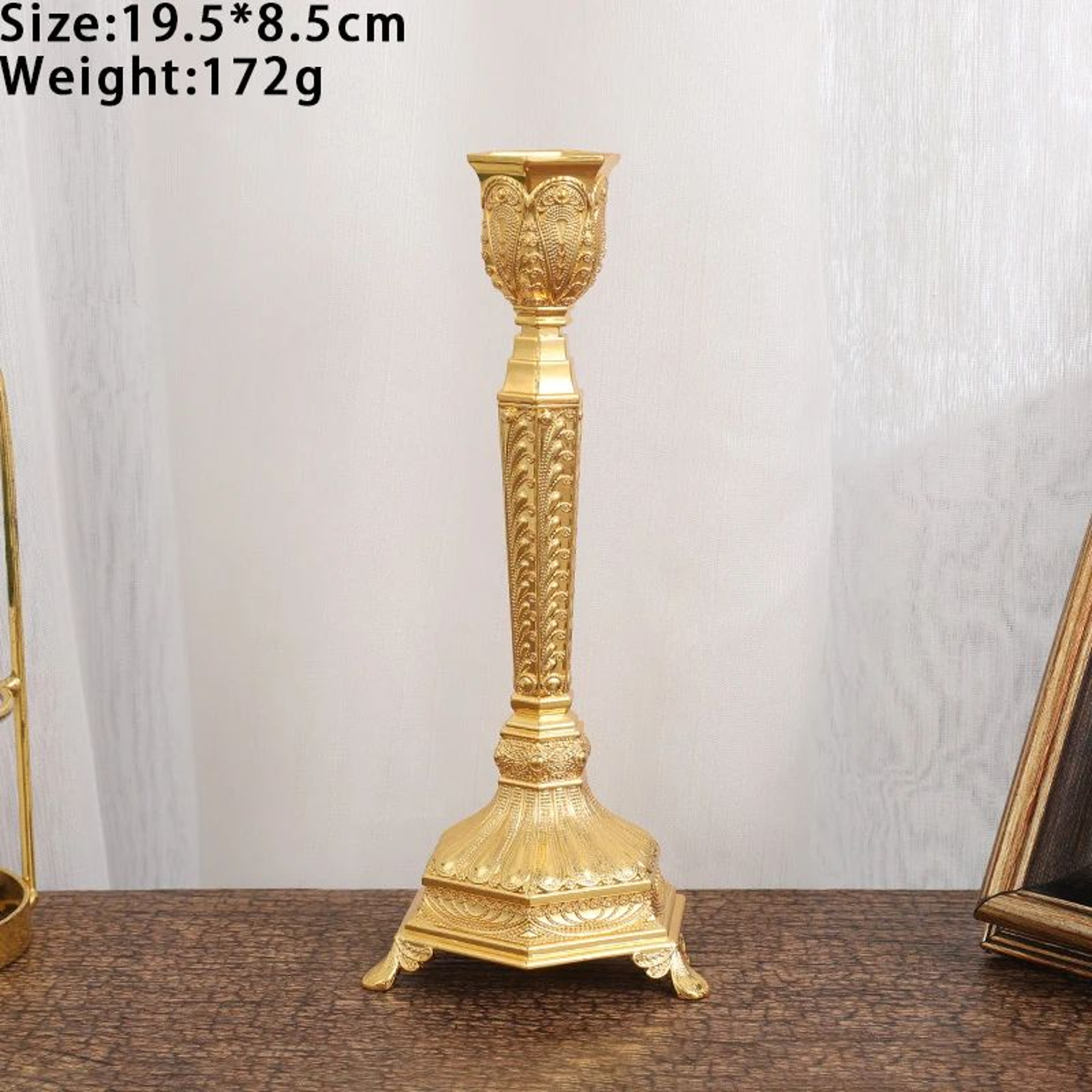 2 Piece Metal Candle Holder Set For Wedding And Home Decor 18