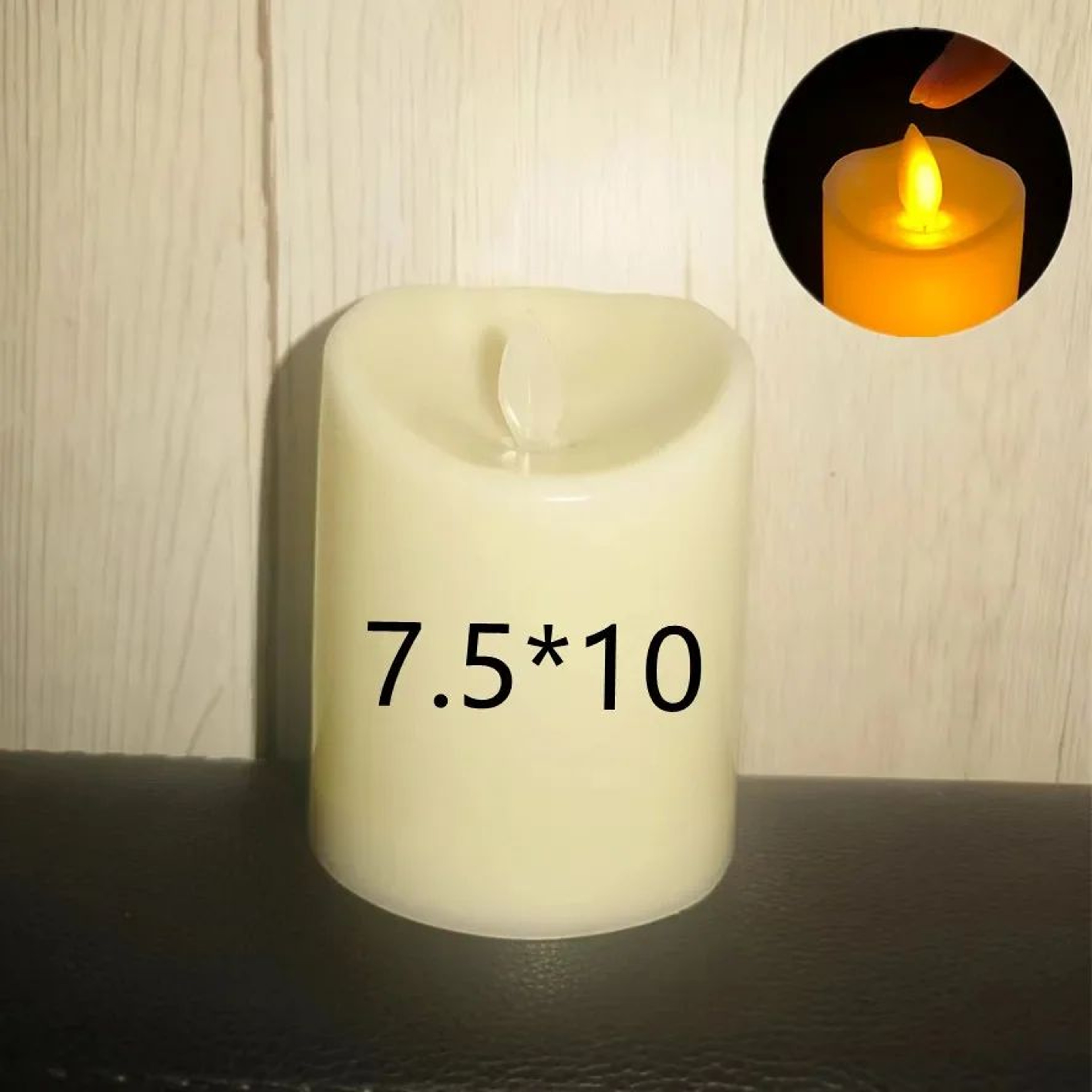 LED Flameless Flickering Candles With 3D Flame For Home Decor 9