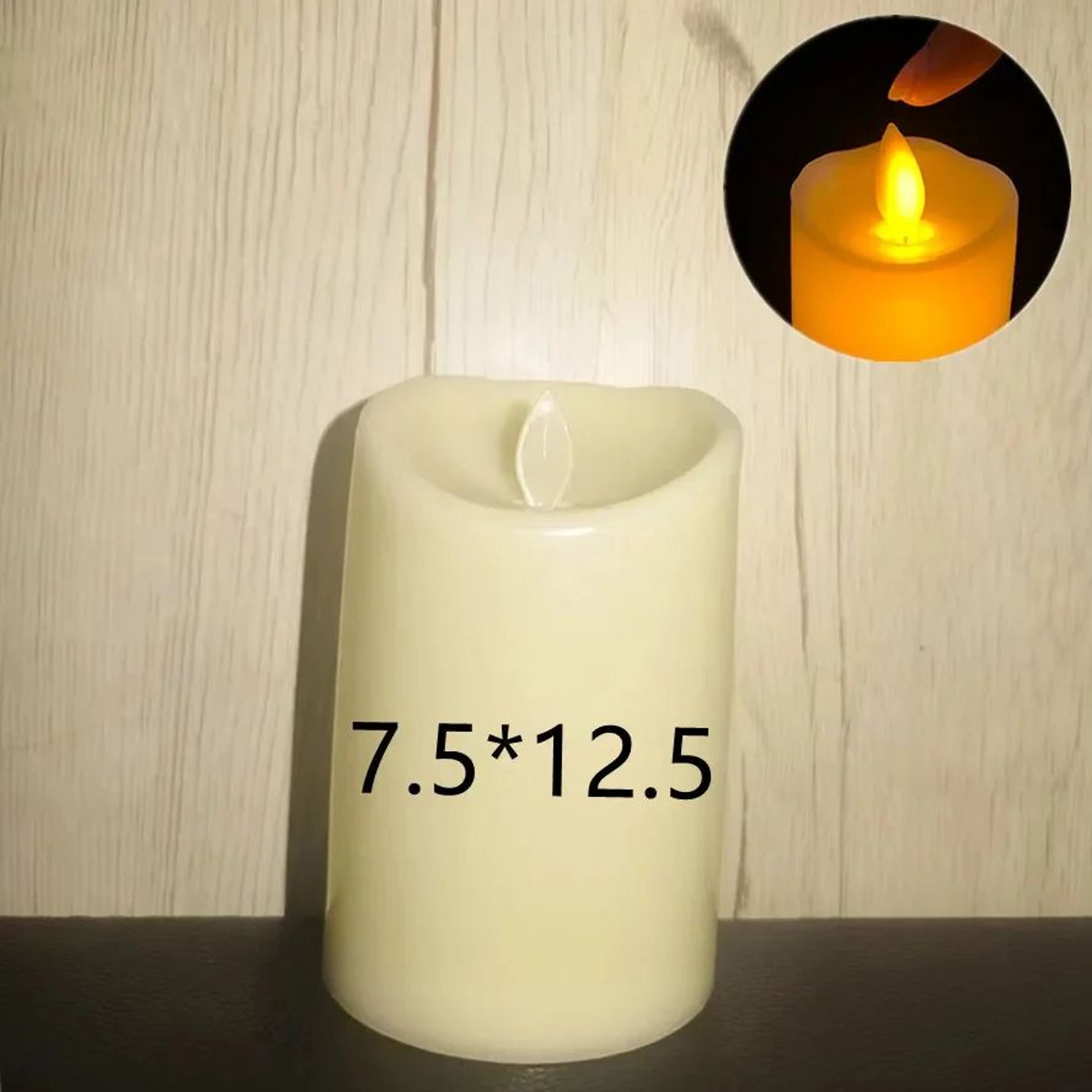 LED Flameless Flickering Candles With 3D Flame For Home Decor 10
