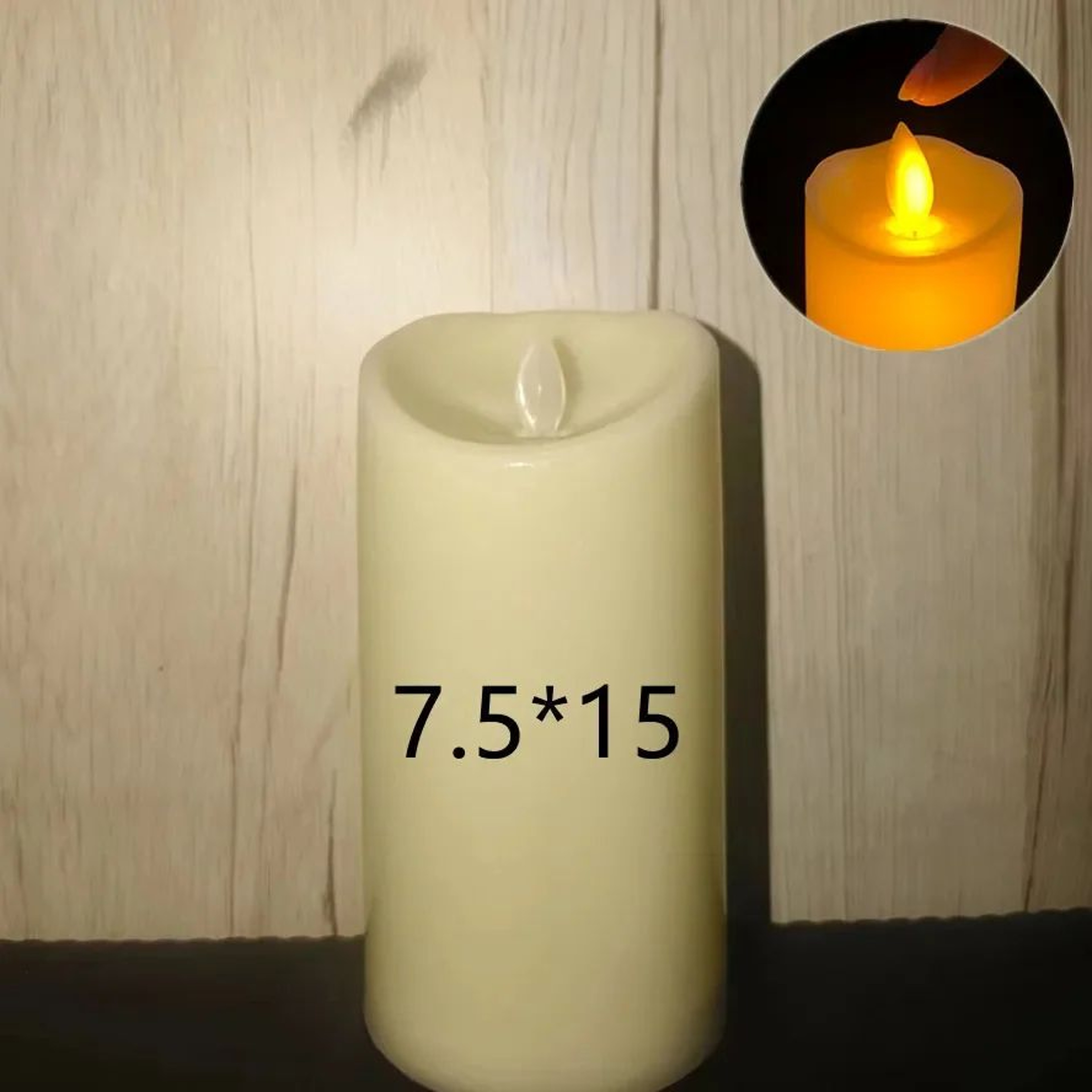 LED Flameless Flickering Candles With 3D Flame For Home Decor 11