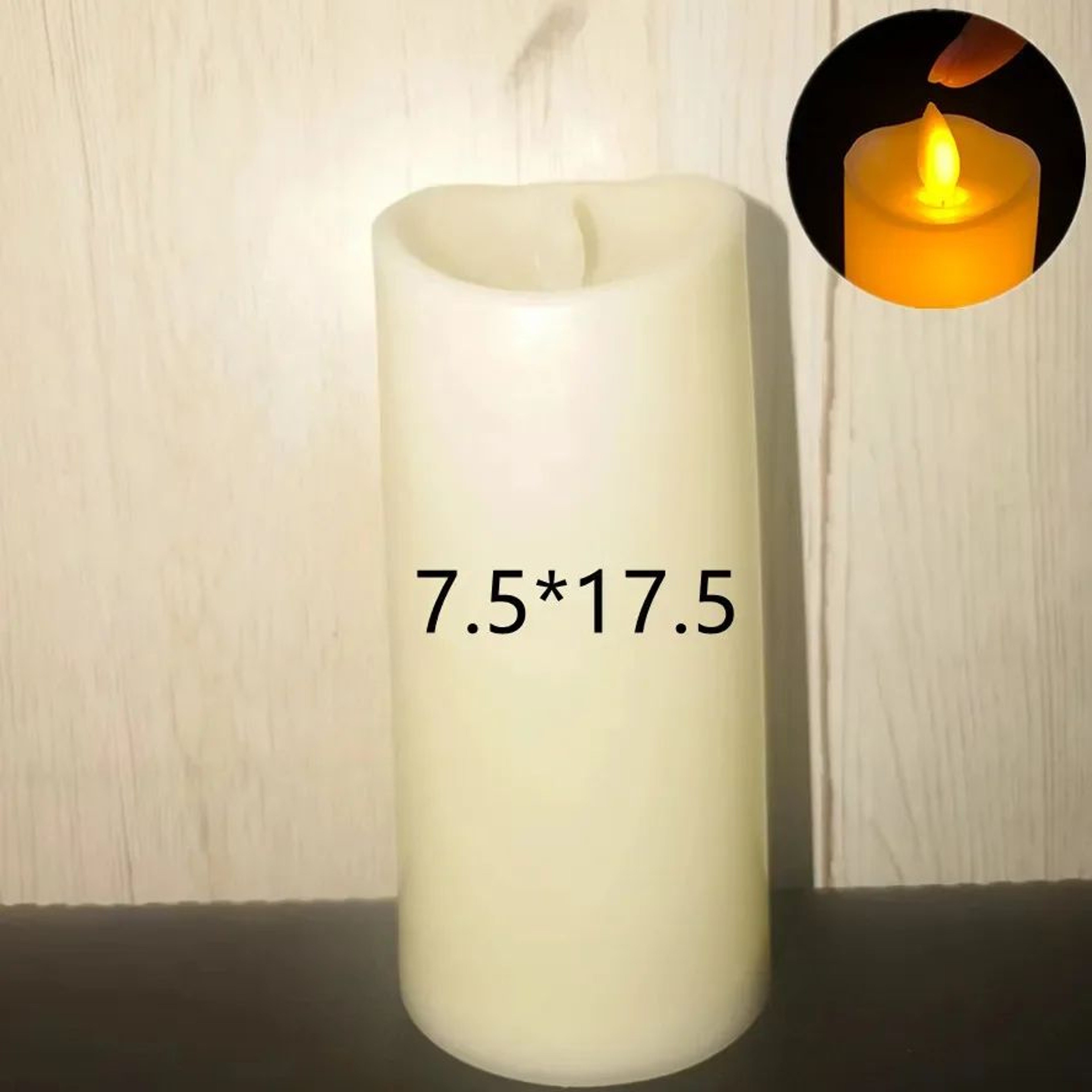 LED Flameless Flickering Candles With 3D Flame For Home Decor 12