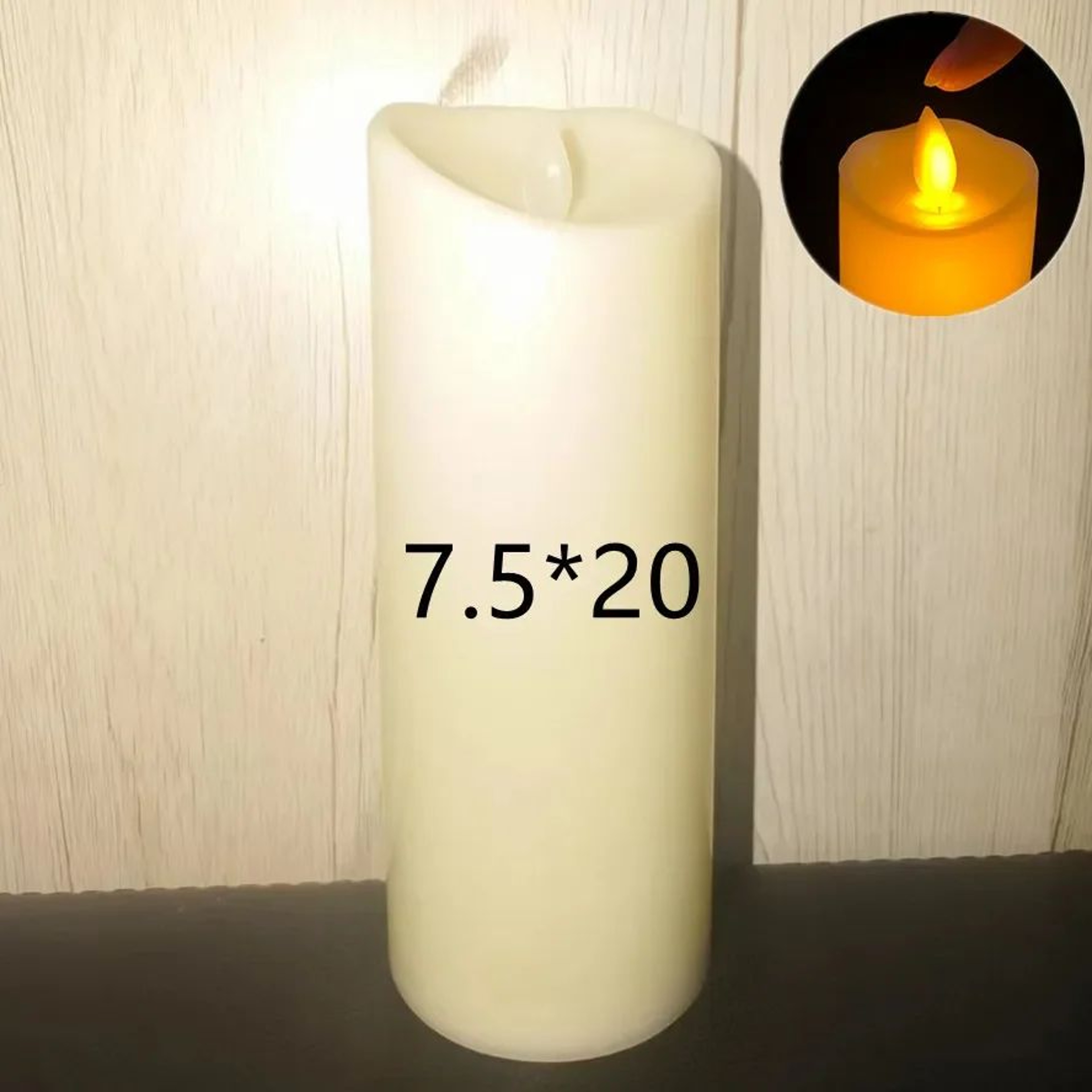 LED Flameless Flickering Candles With 3D Flame For Home Decor 13
