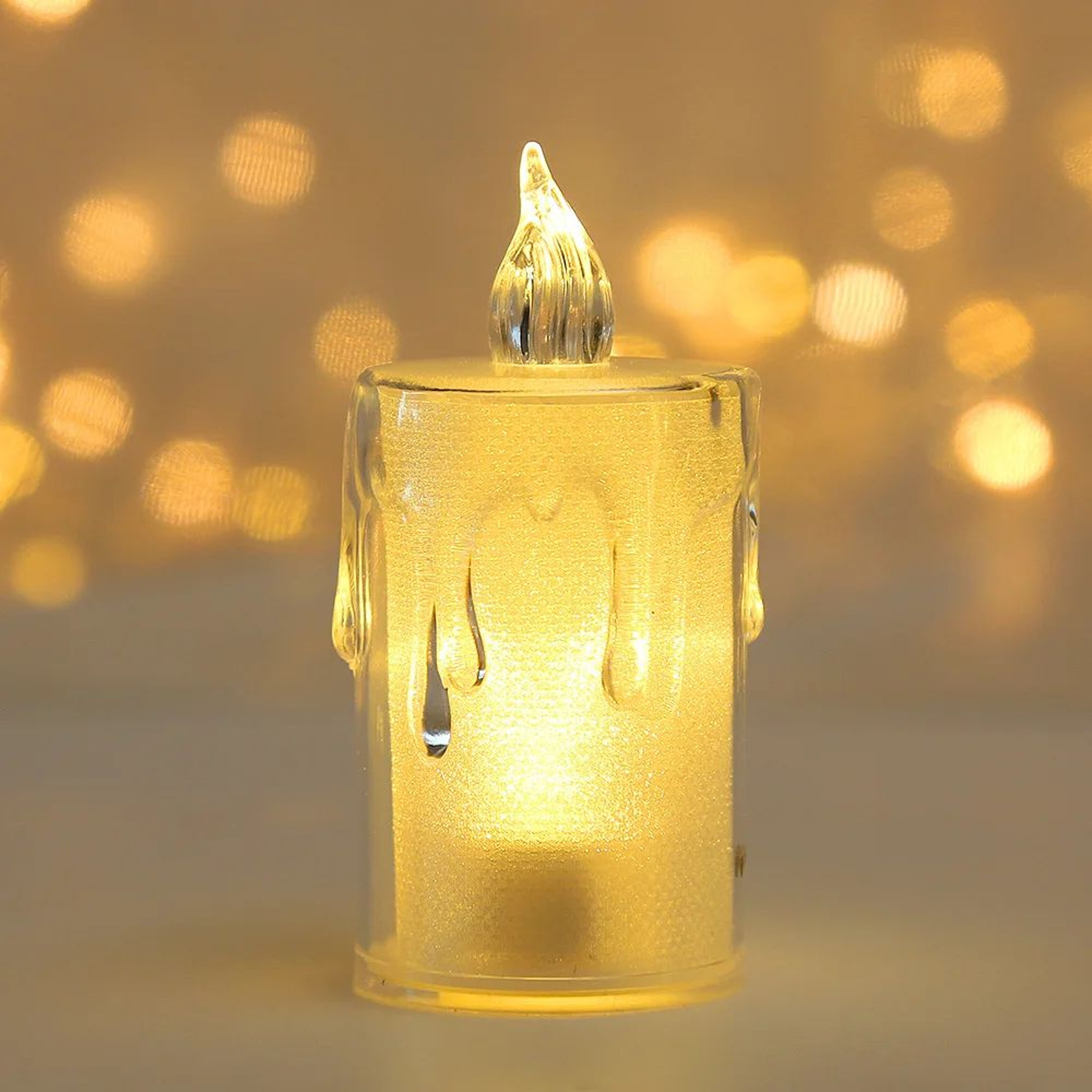 24 Piece Flameless LED Flickering Pillar Candles For Home And Party Decor 5