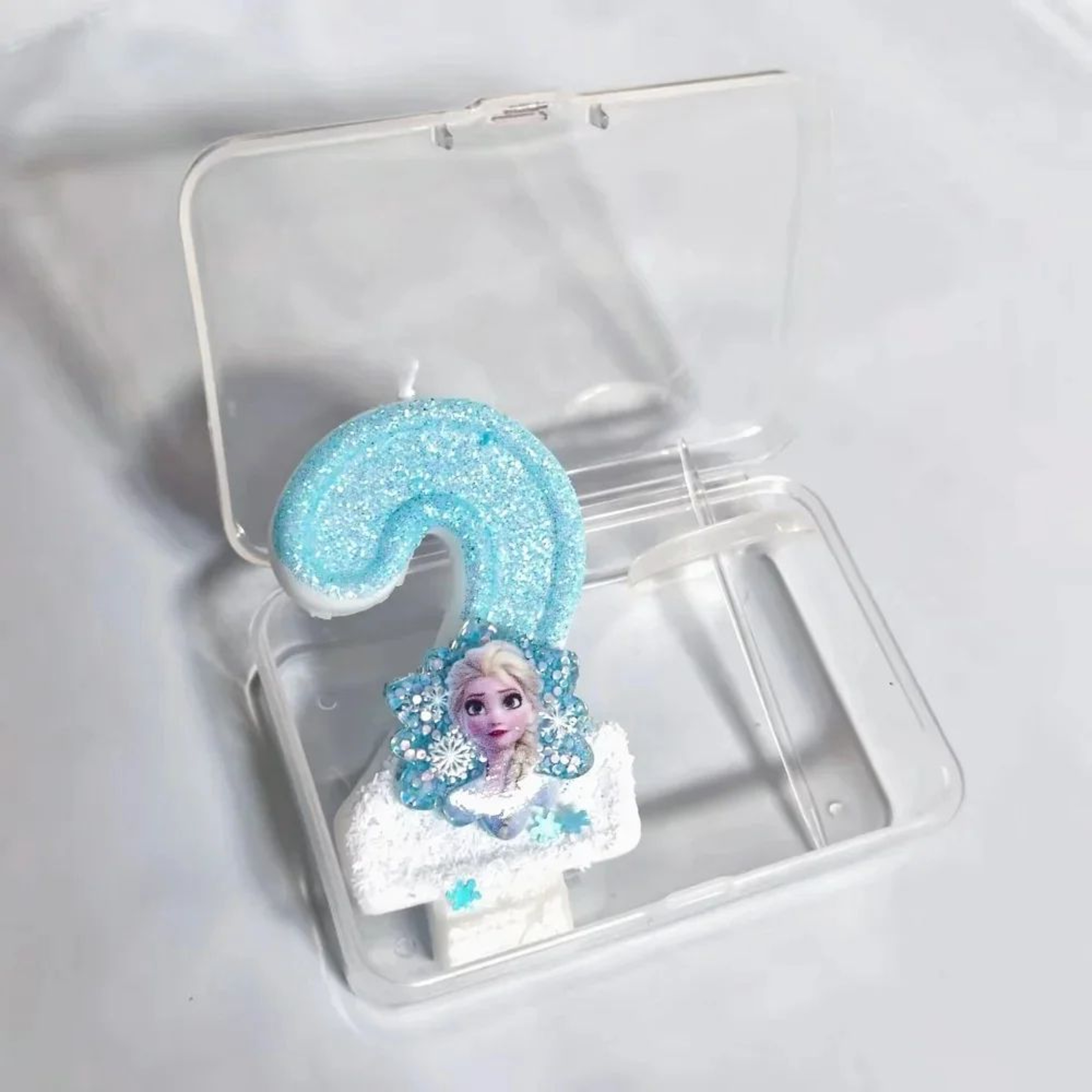 Frozen Cartoon Number Birthday Cake Candle 7