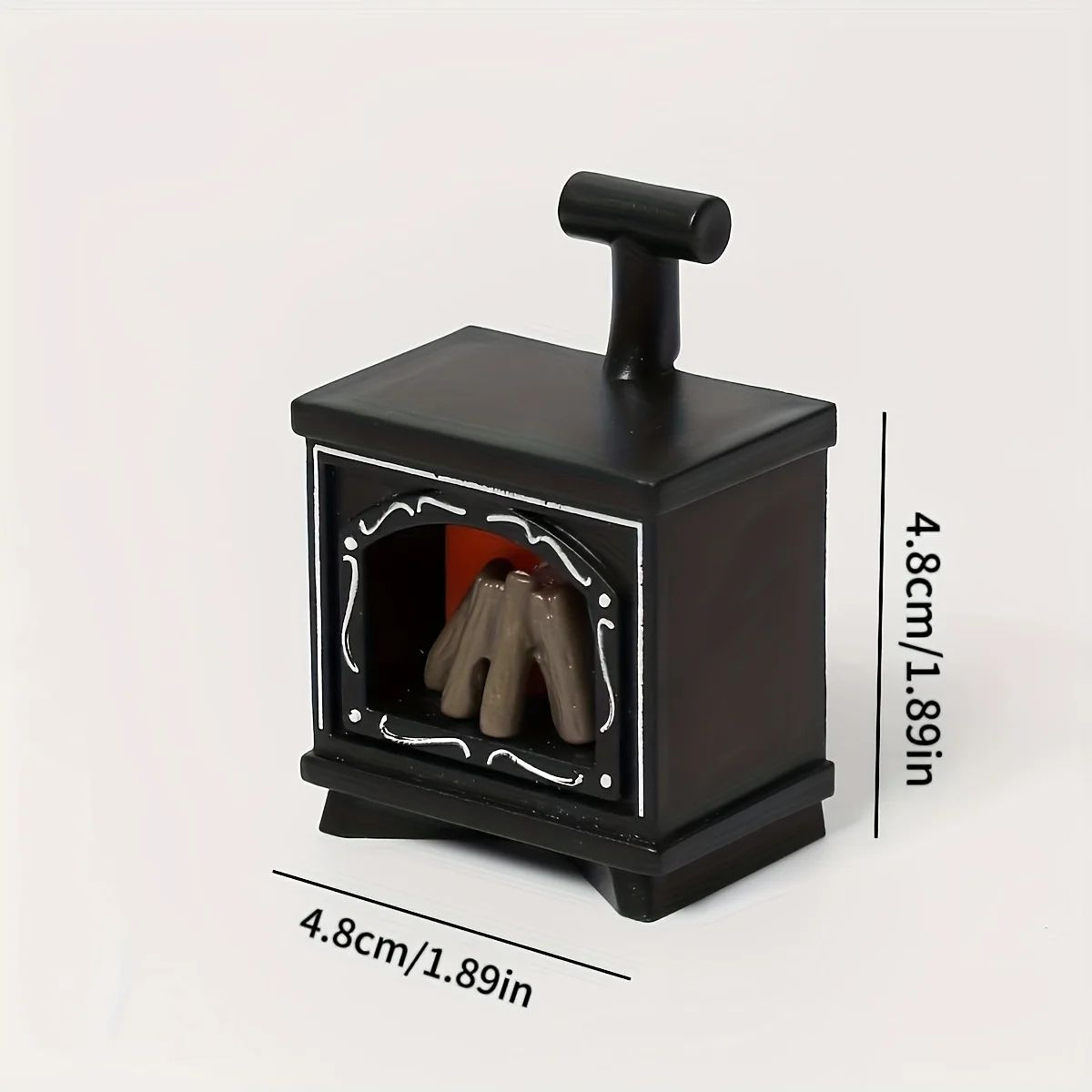 Retro LED Fireplace Flame Lantern Night Light 5