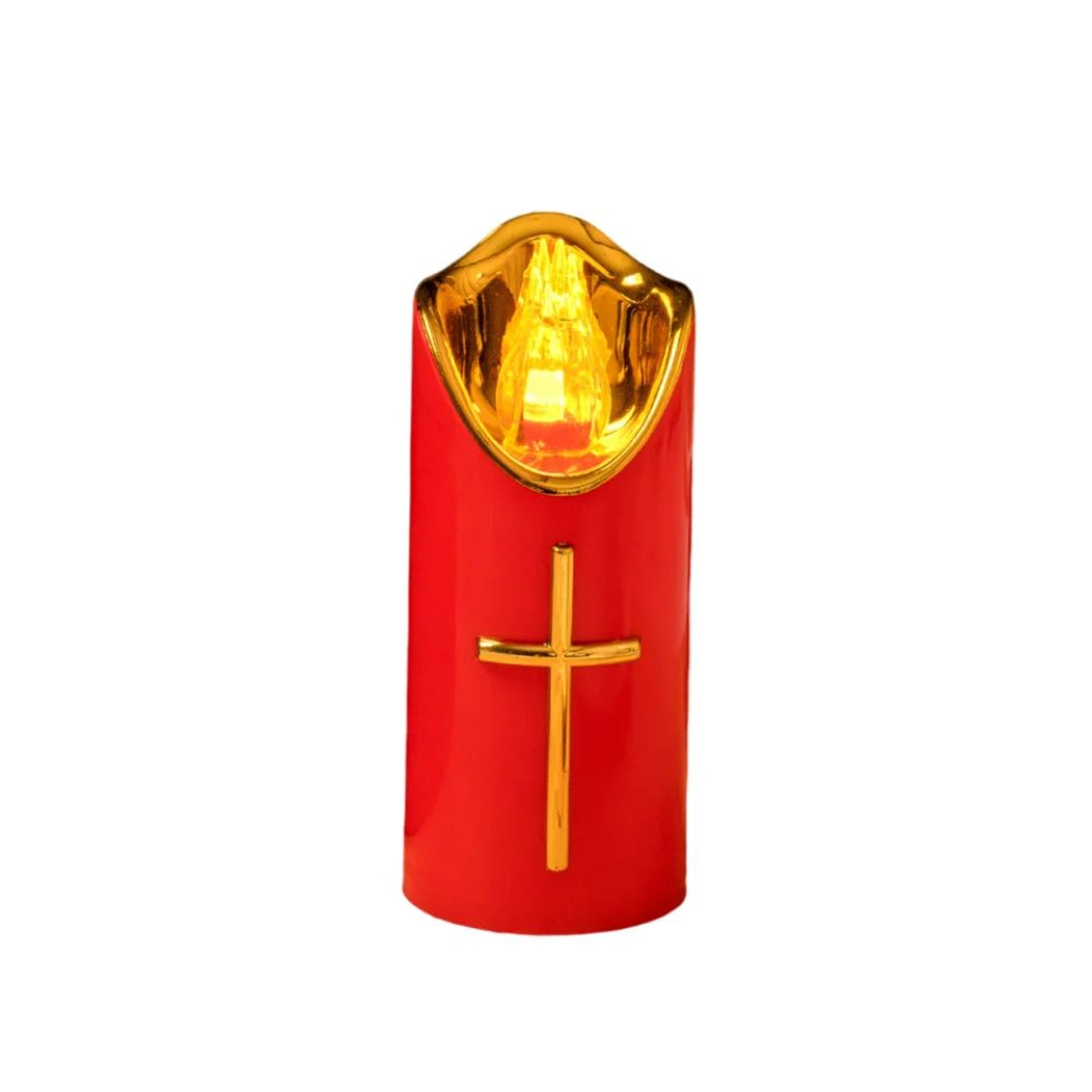 Reusable Christian Cross LED Flameless Candle 8