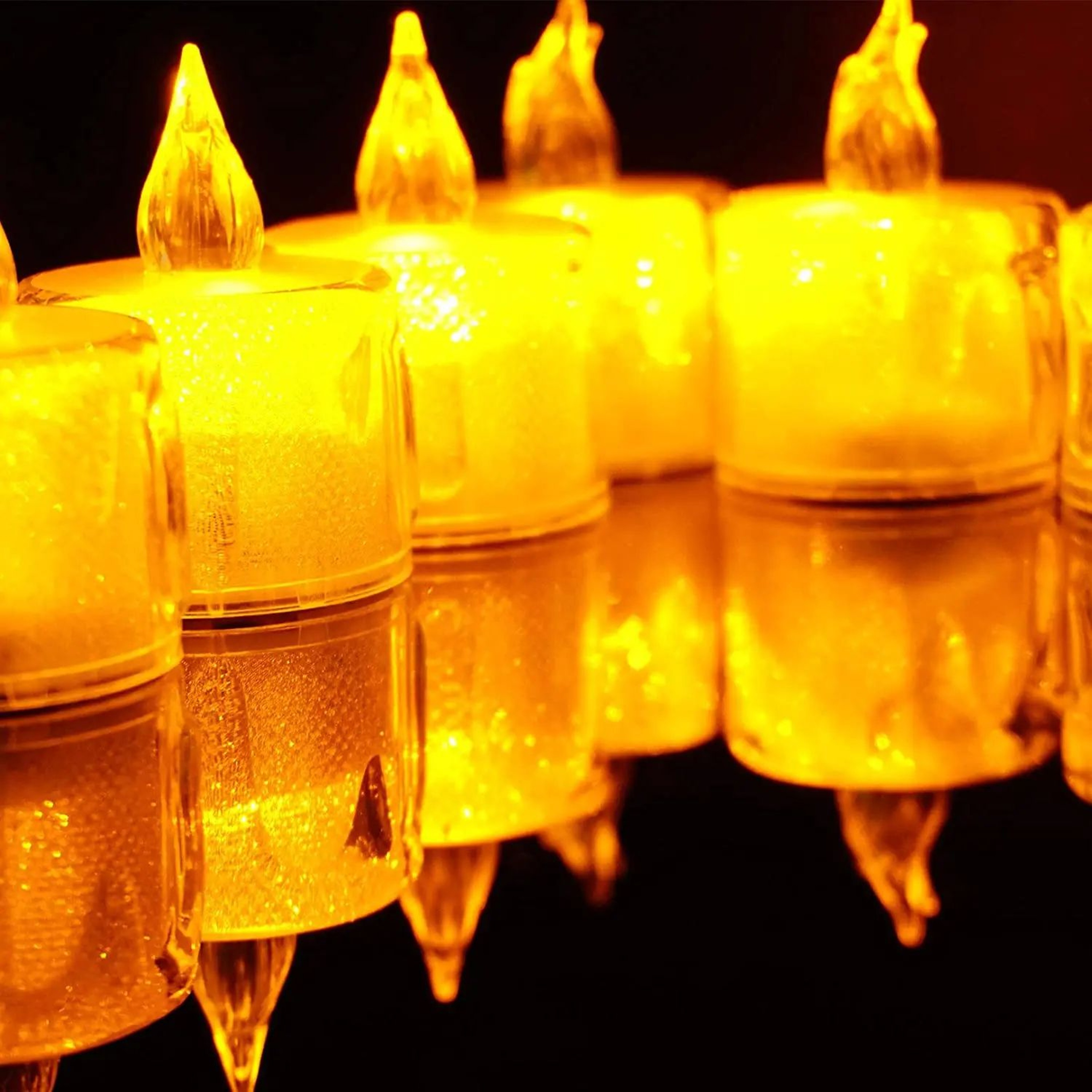 Crystal LED Flameless Candle Mini Night Light 7