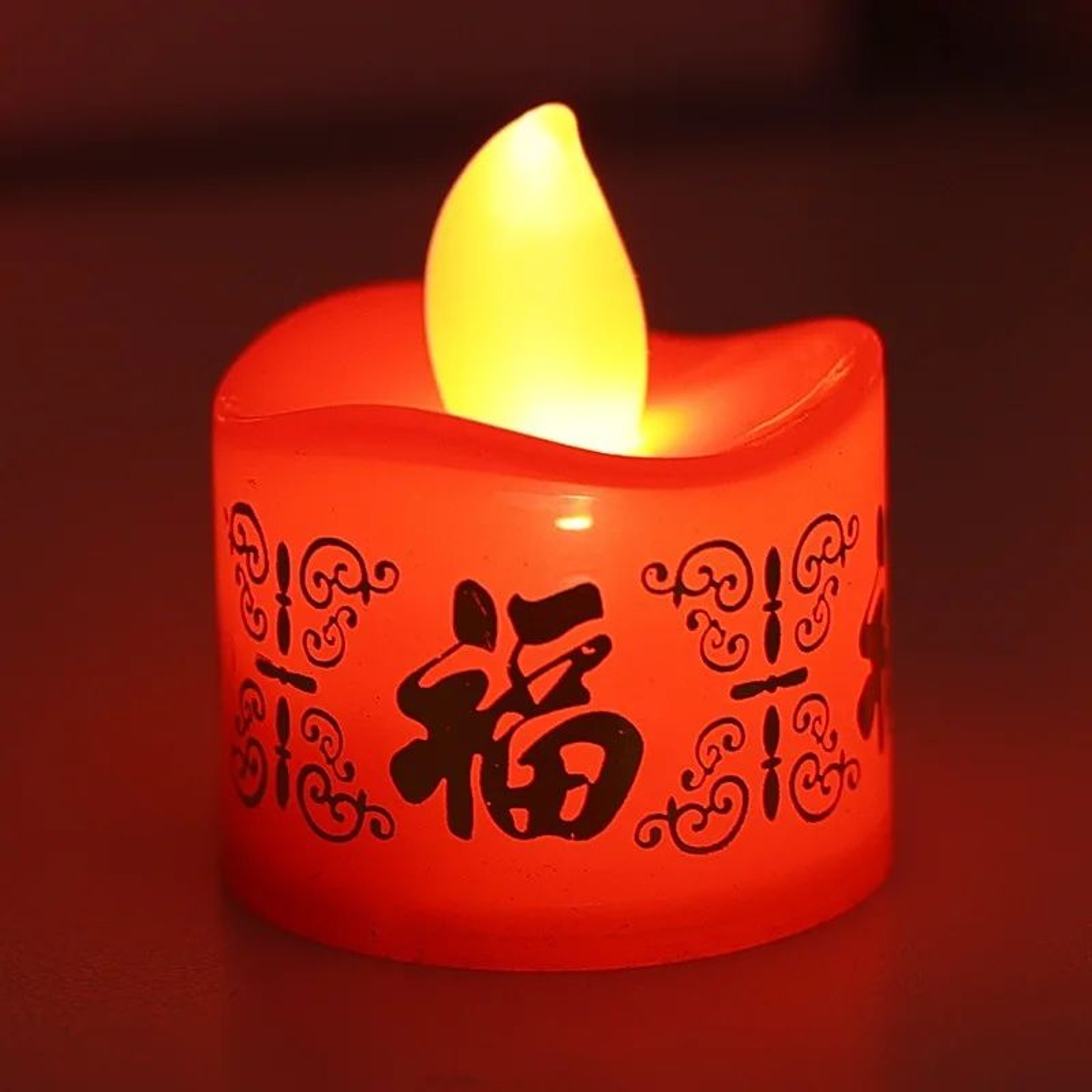Flameless LED Tea Light Candles Realistic Flickering Wax Effect 4