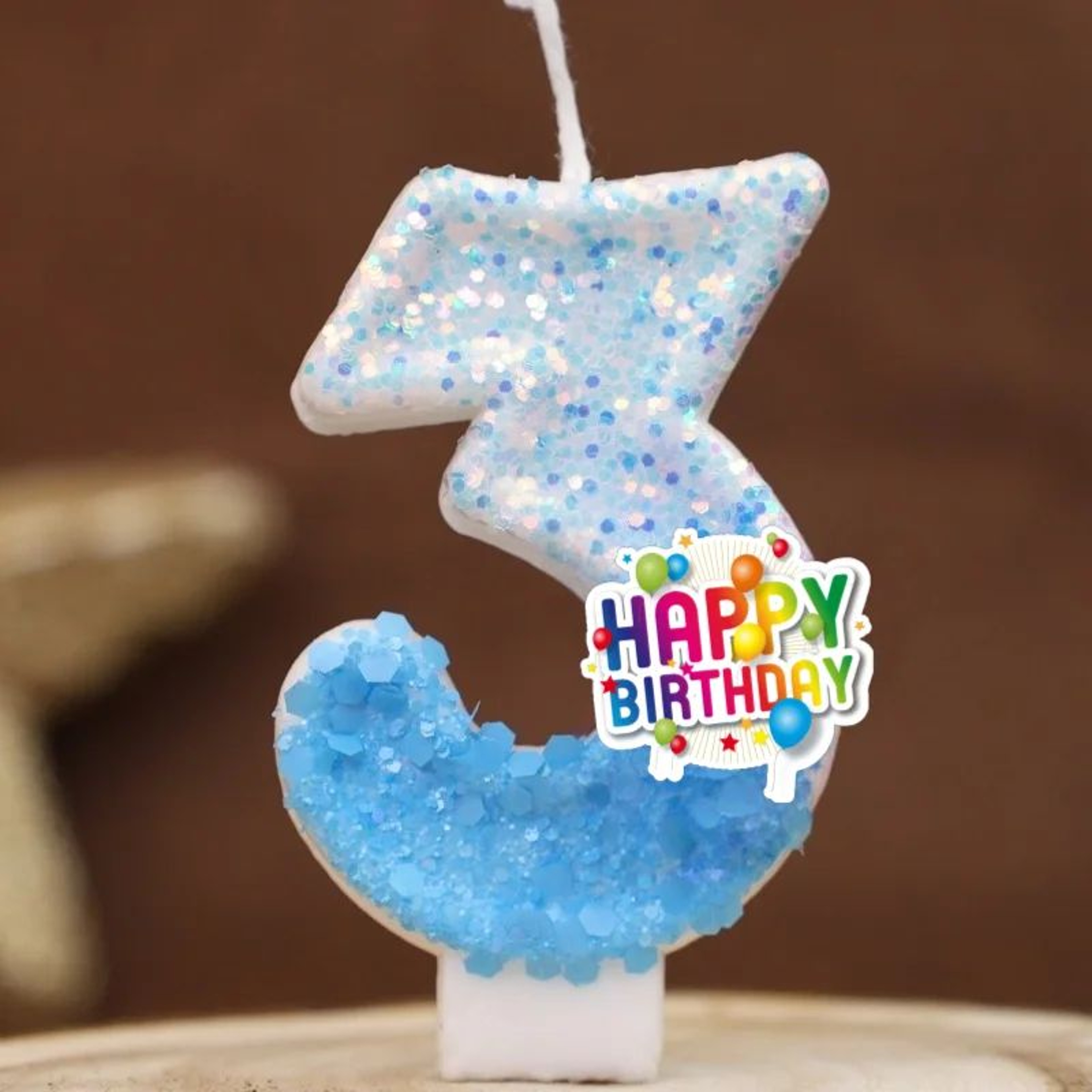 Colorful Number Birthday Cake Candle 0 To 9 Party Topper 4