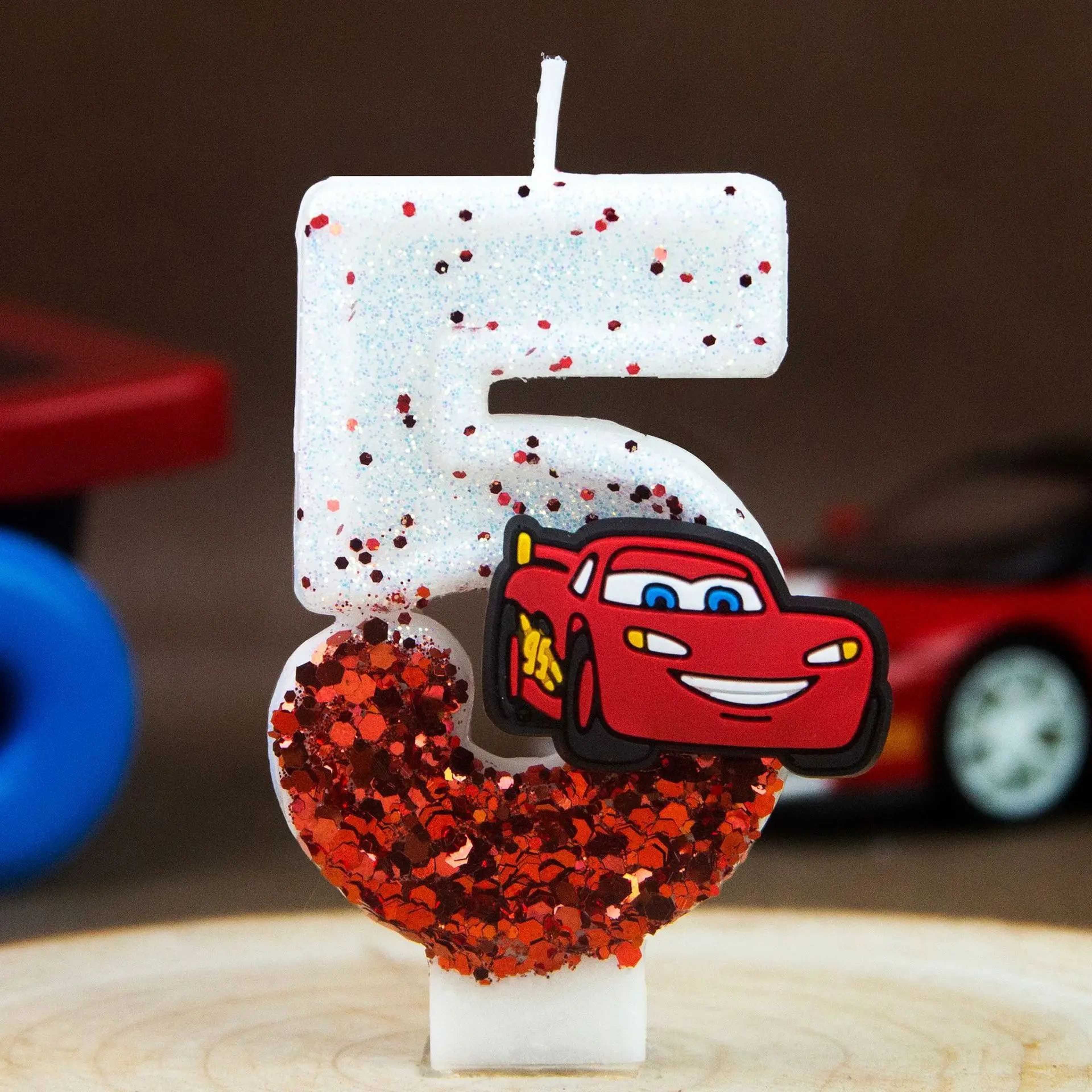 Racing Car Number Birthday Candle Cake Topper 0 To 9 11