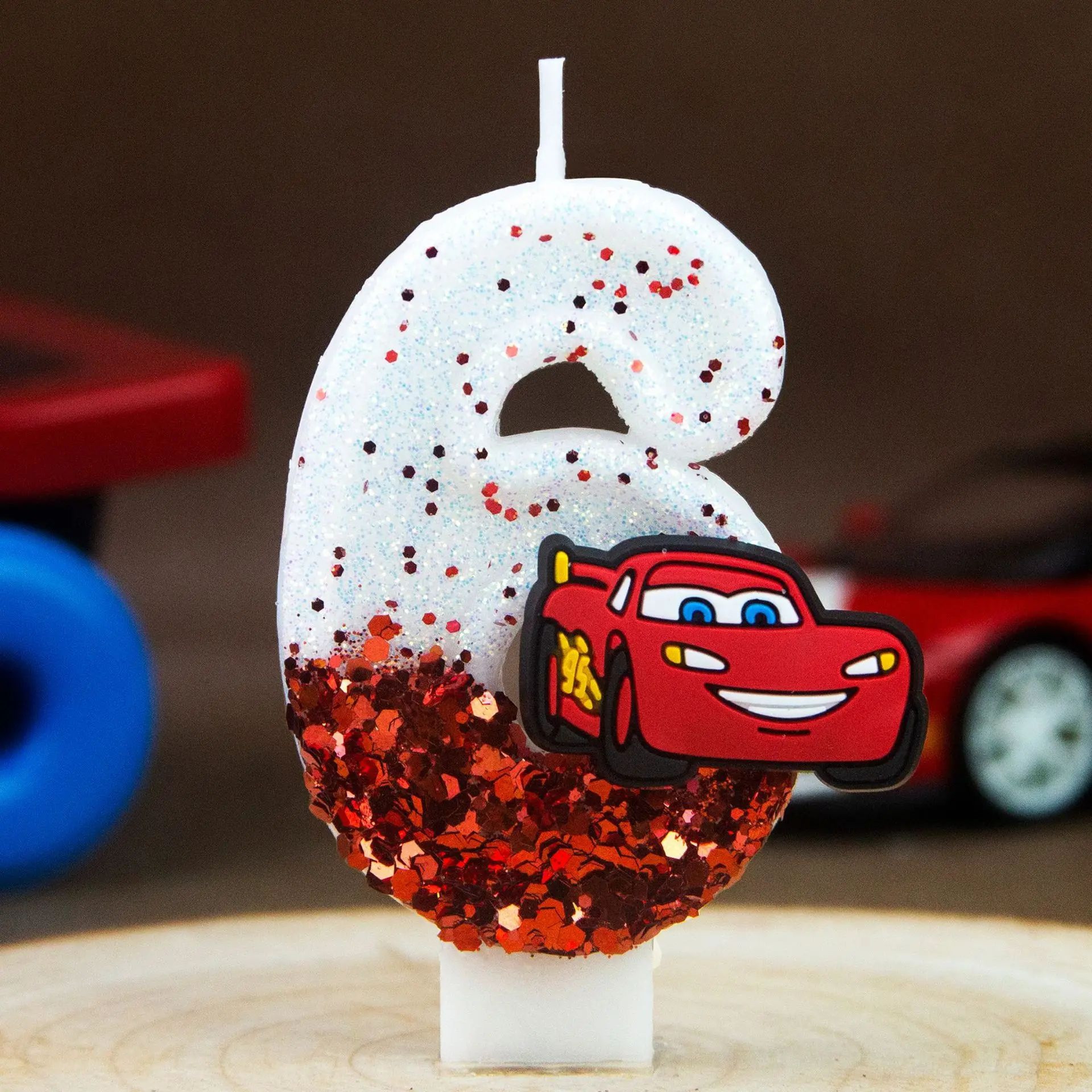 Racing Car Number Birthday Candle Cake Topper 0 To 9 12