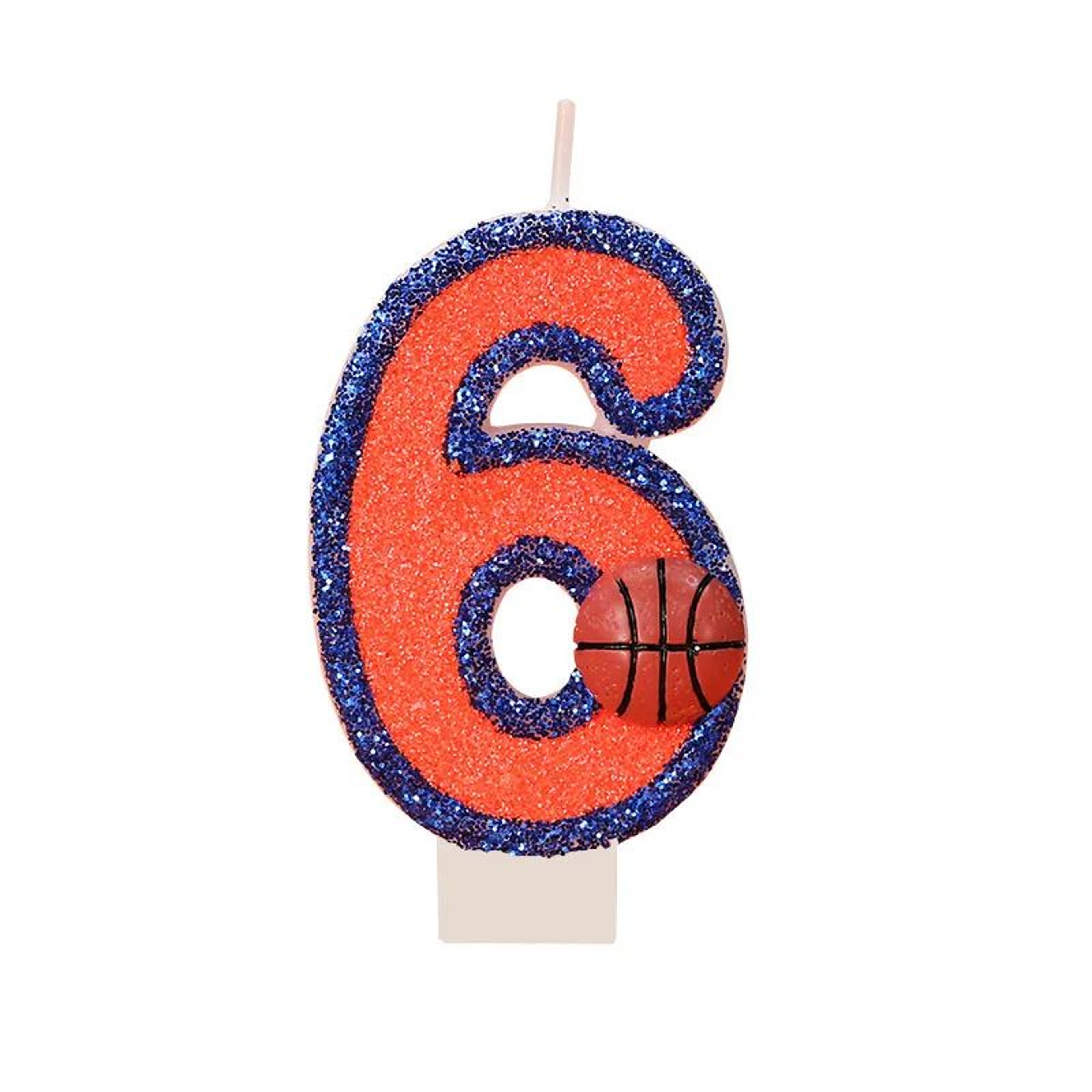 Basketball Number Birthday Candle 0 To 9 Cake Topper 2