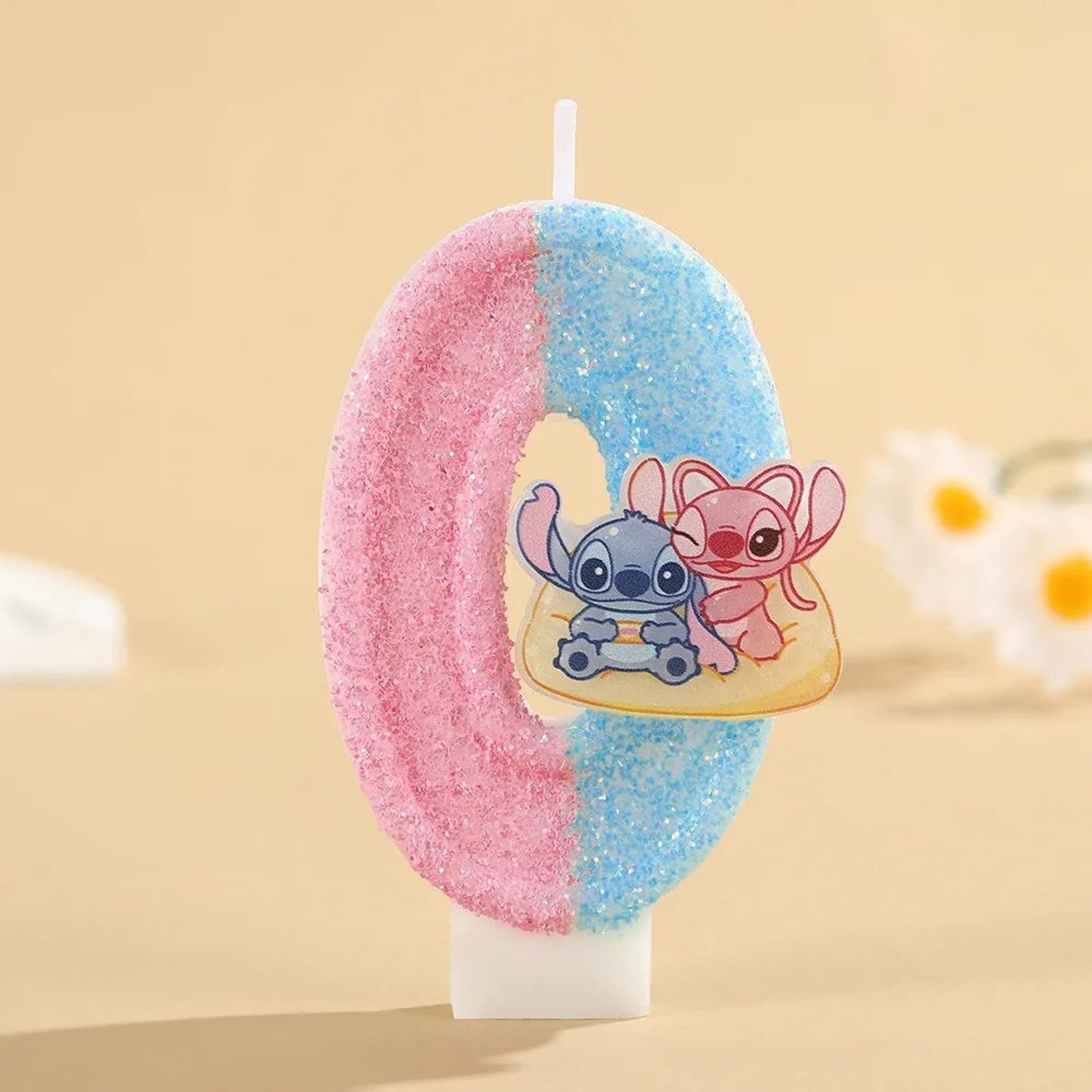 Cartoon Stitch Number Birthday Candle For Cake Decoration 4