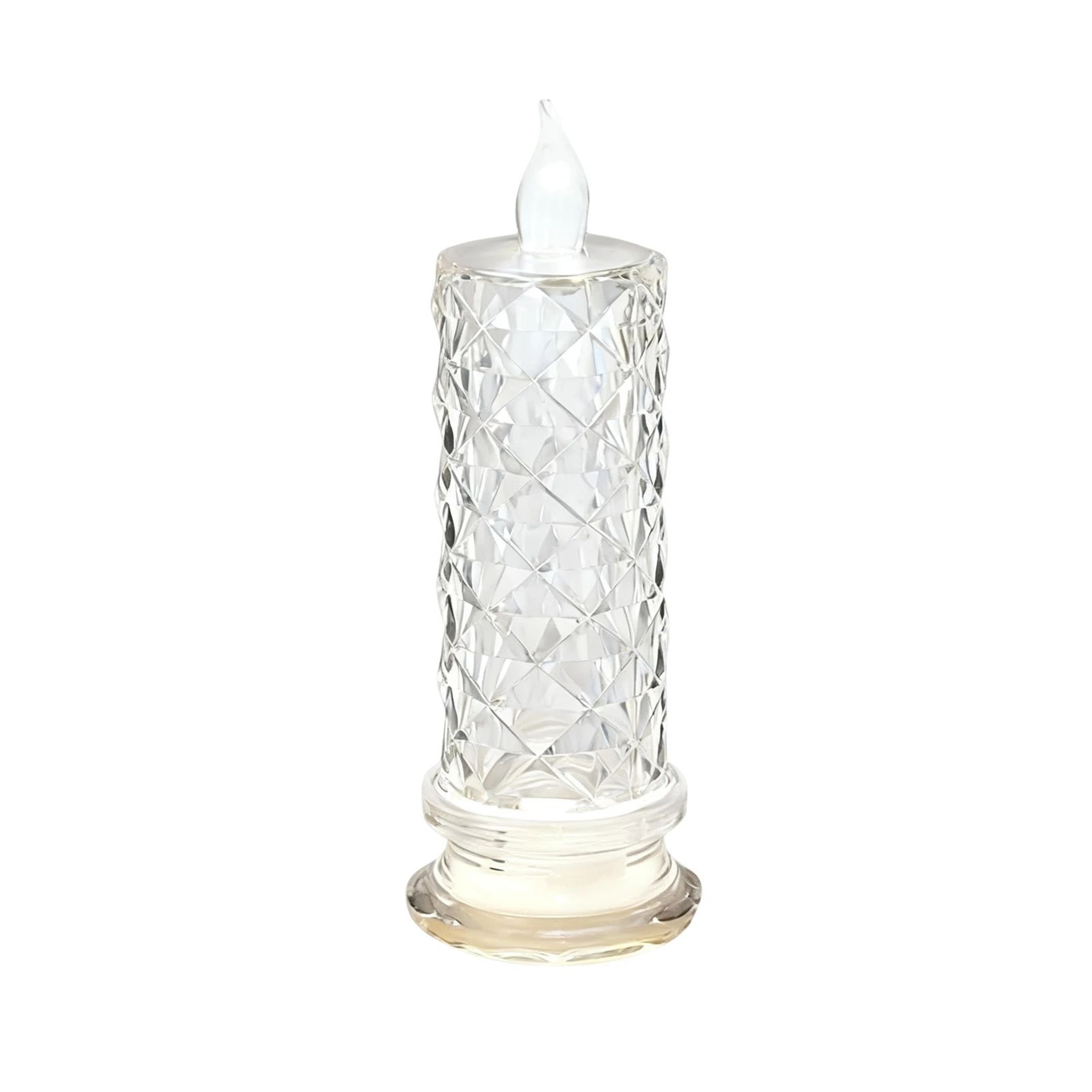 Rose Crystal Flameless LED Candle Decorative Light 6