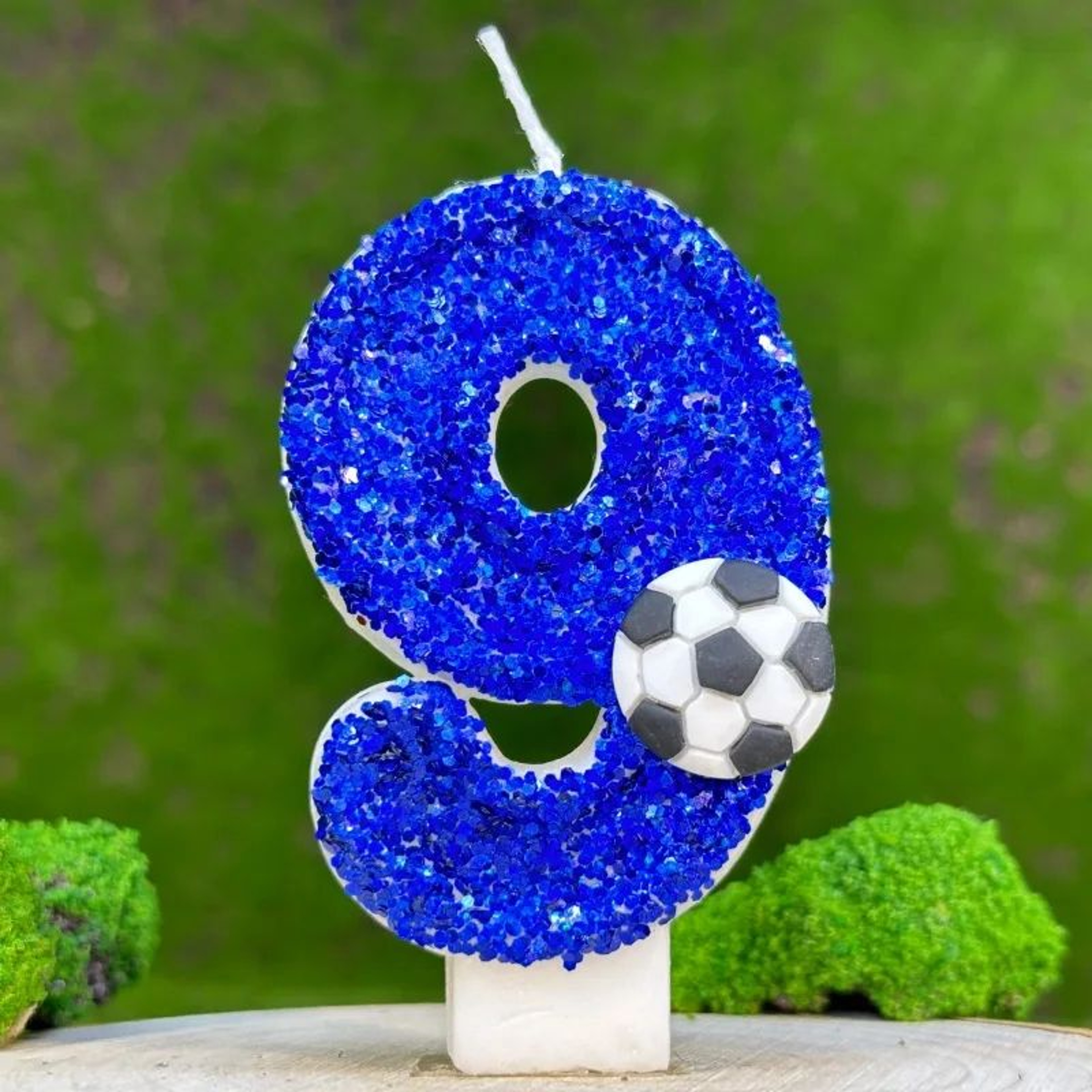 Football Number Birthday Candle Cake Topper 11