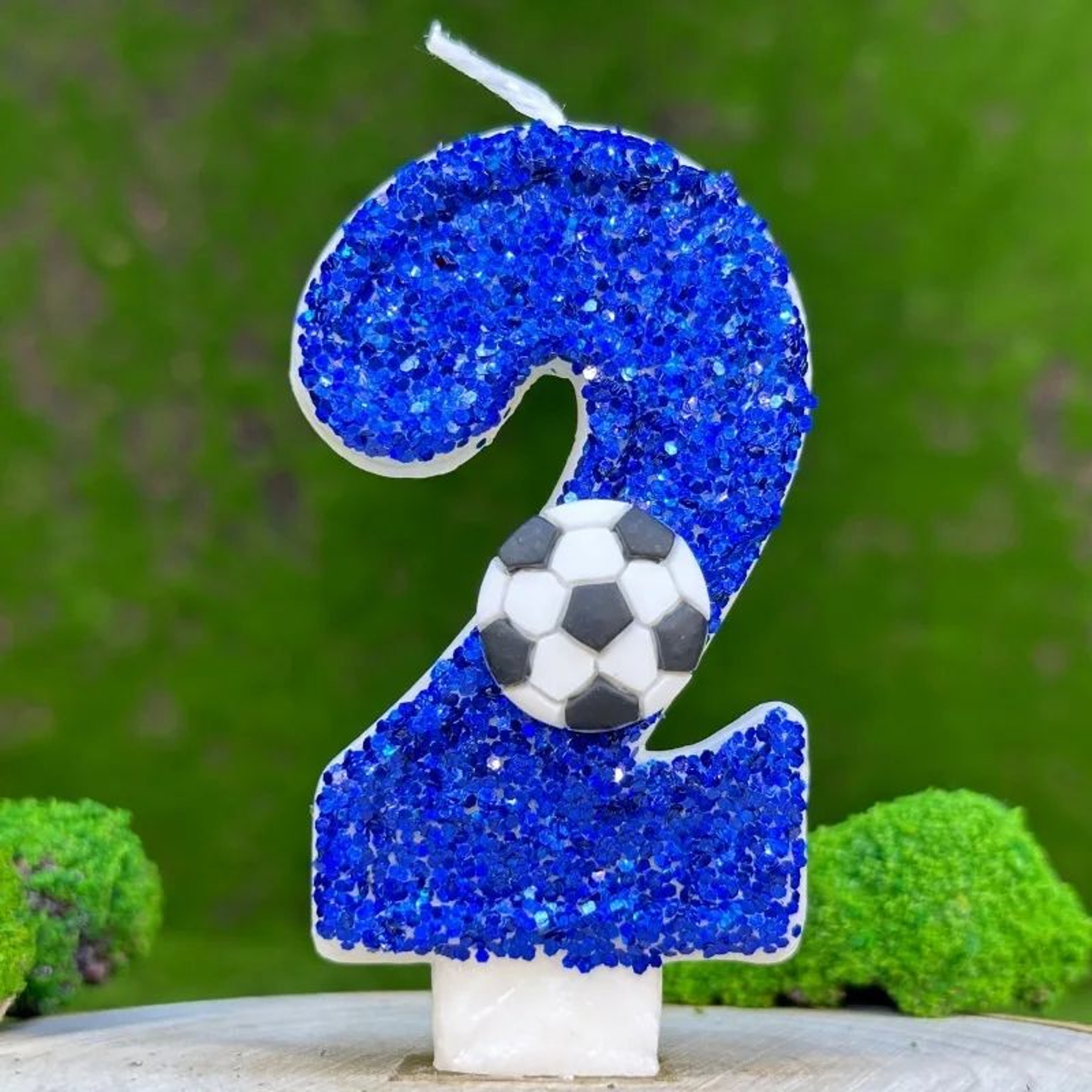 Football Number Birthday Candle Cake Topper 4