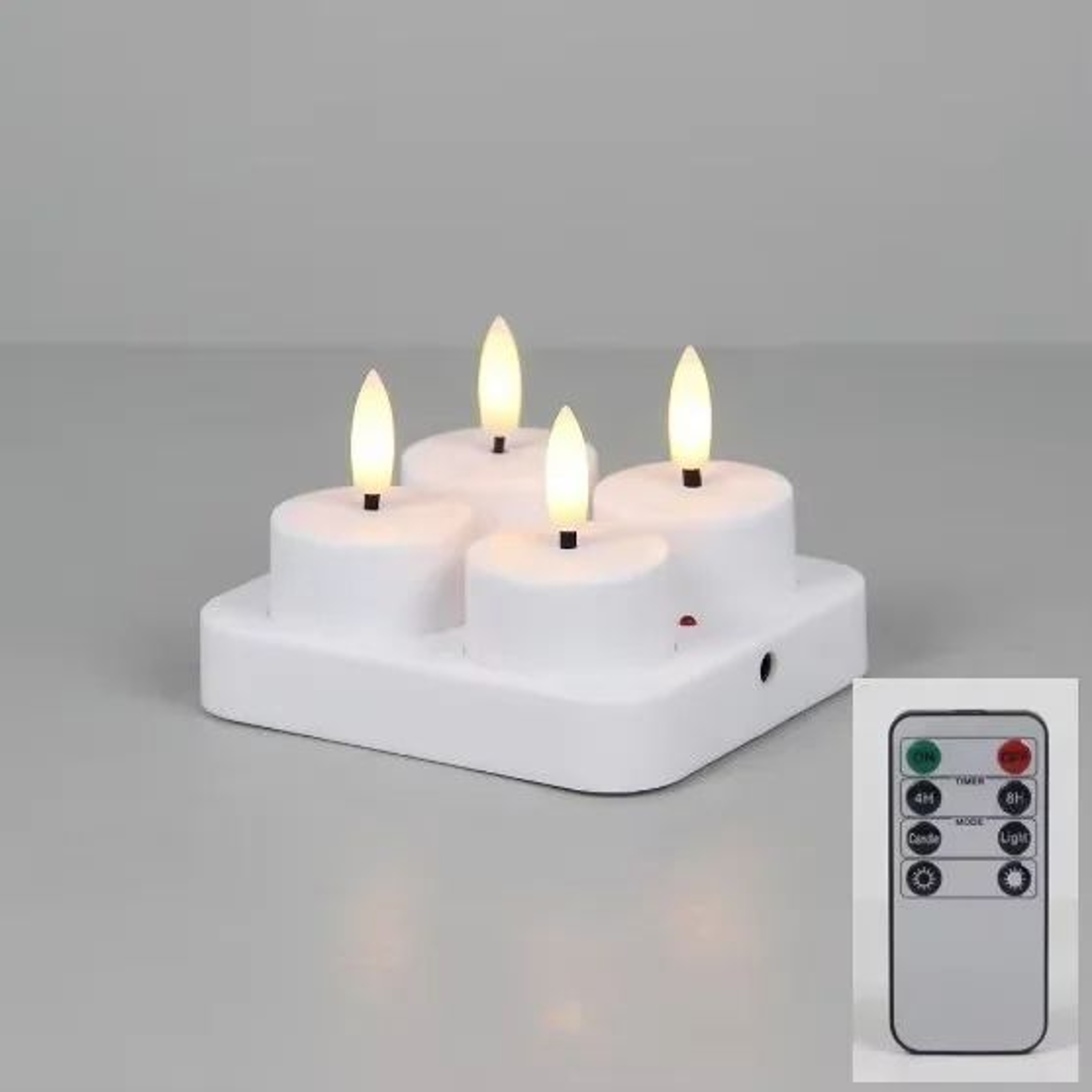 Rechargeable LED Flameless Tea Light Candles Set 6