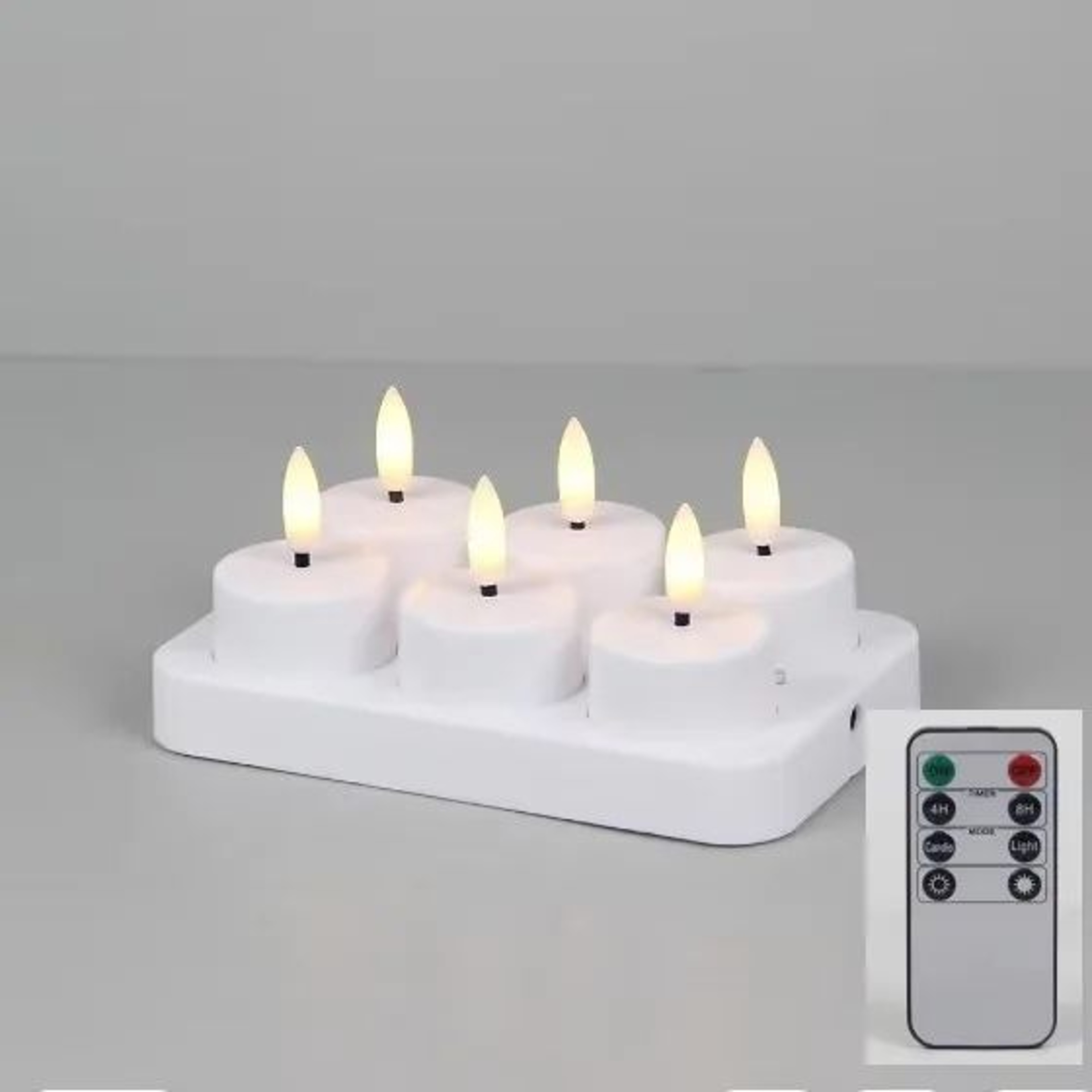 Rechargeable LED Flameless Tea Light Candles Set 7
