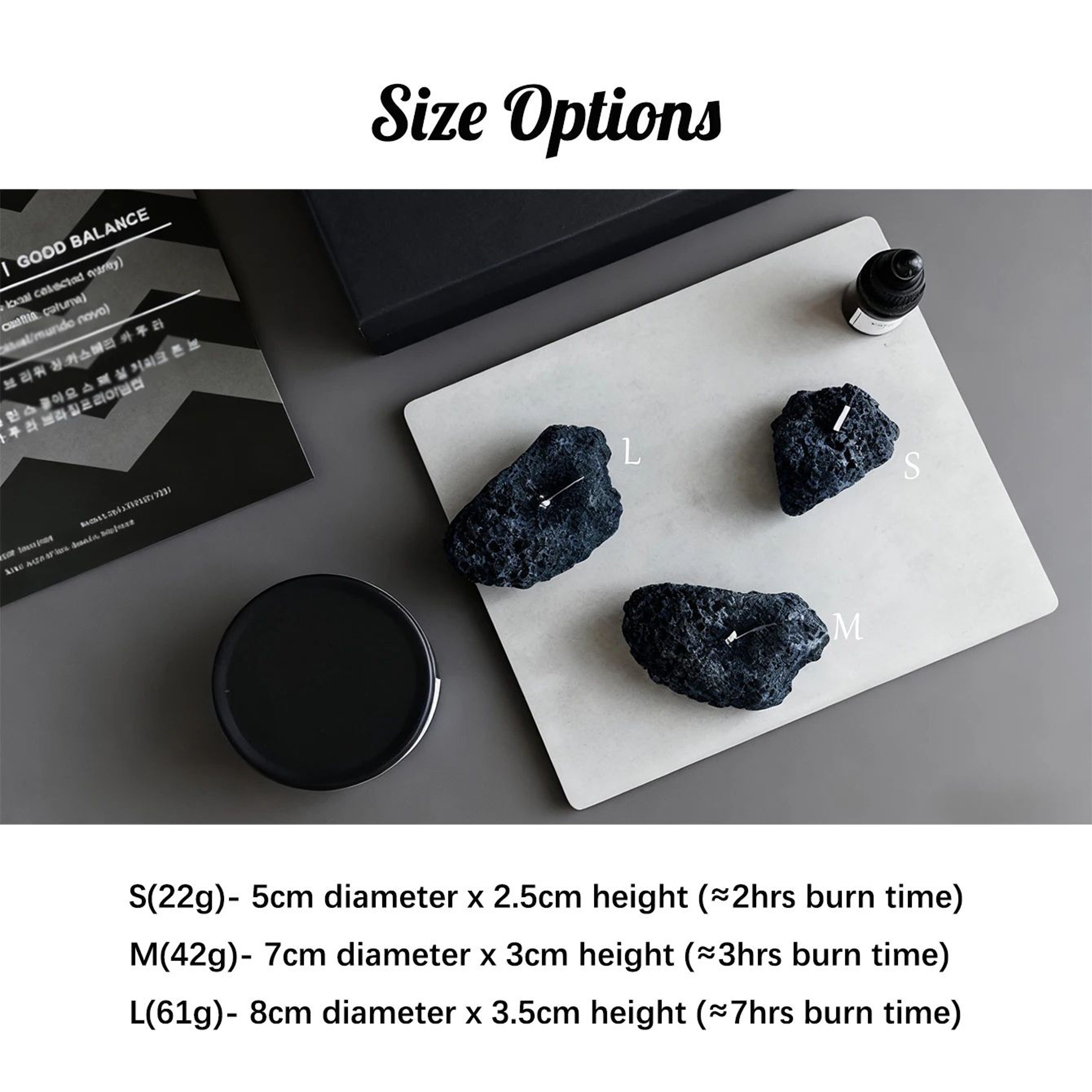 Handmade Meteorite Scented Candle With Oriental Woody Fragrance 5
