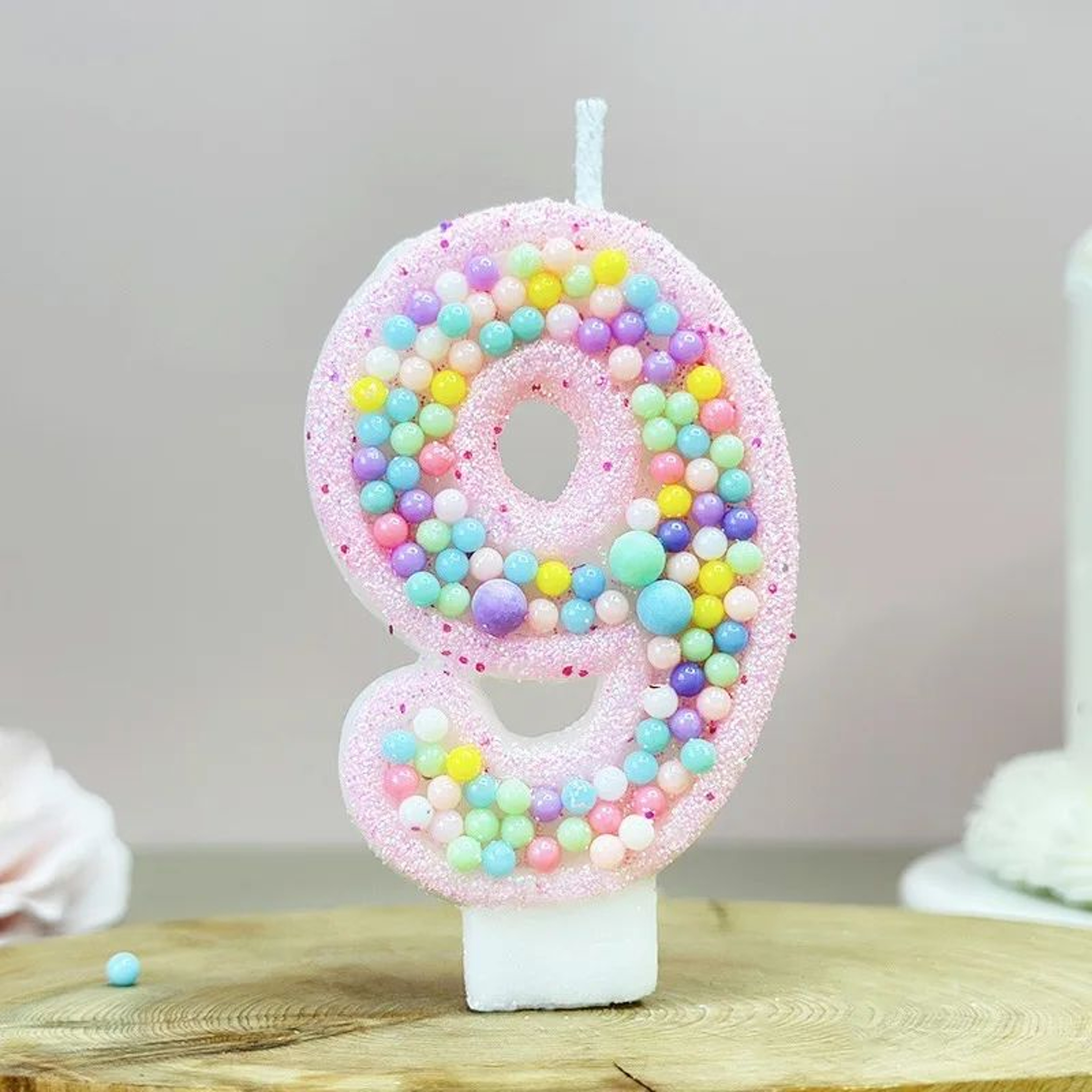 Macaron Number Birthday Cake Candle 2