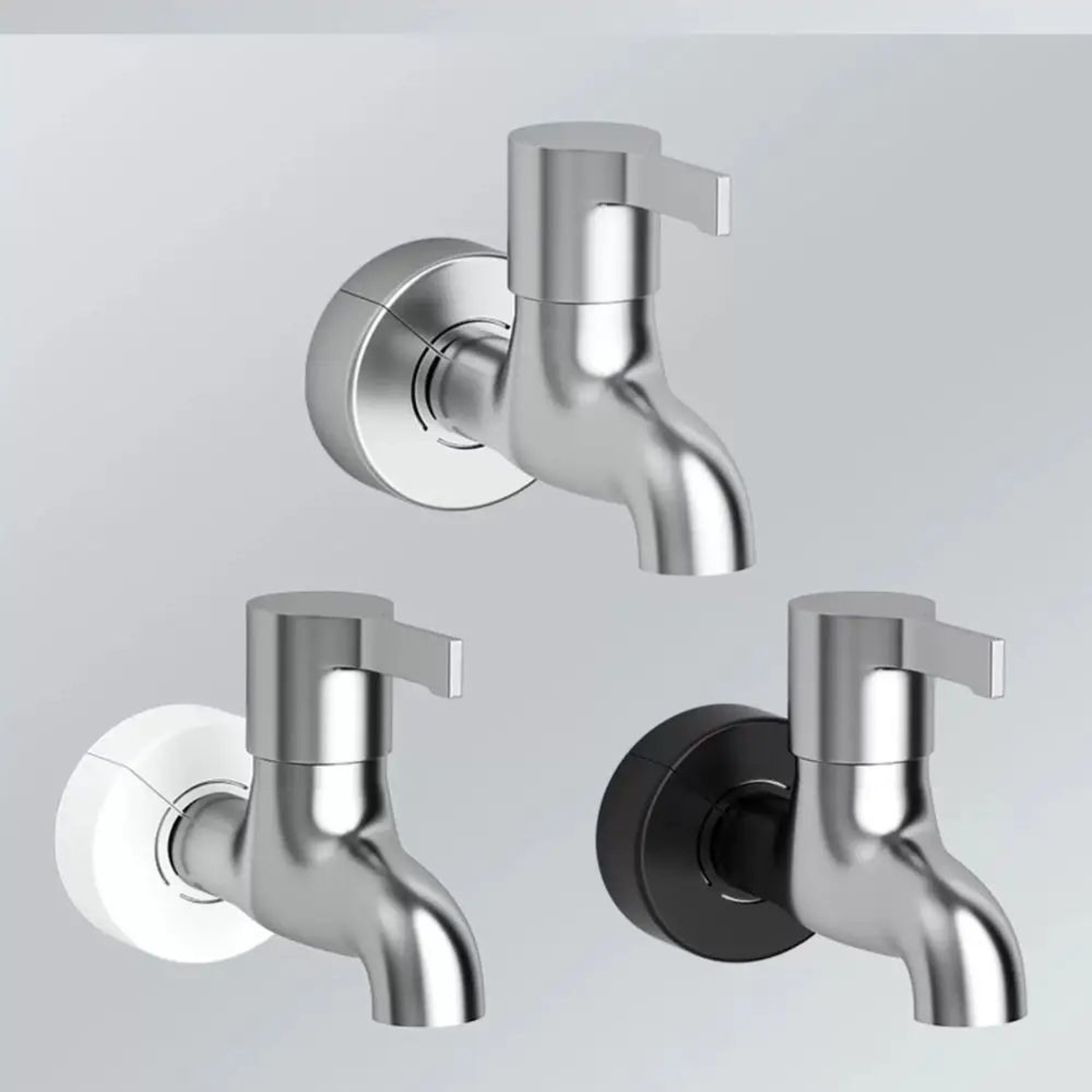Adjustable ABS Shower Faucet Wall Flange Cover 2