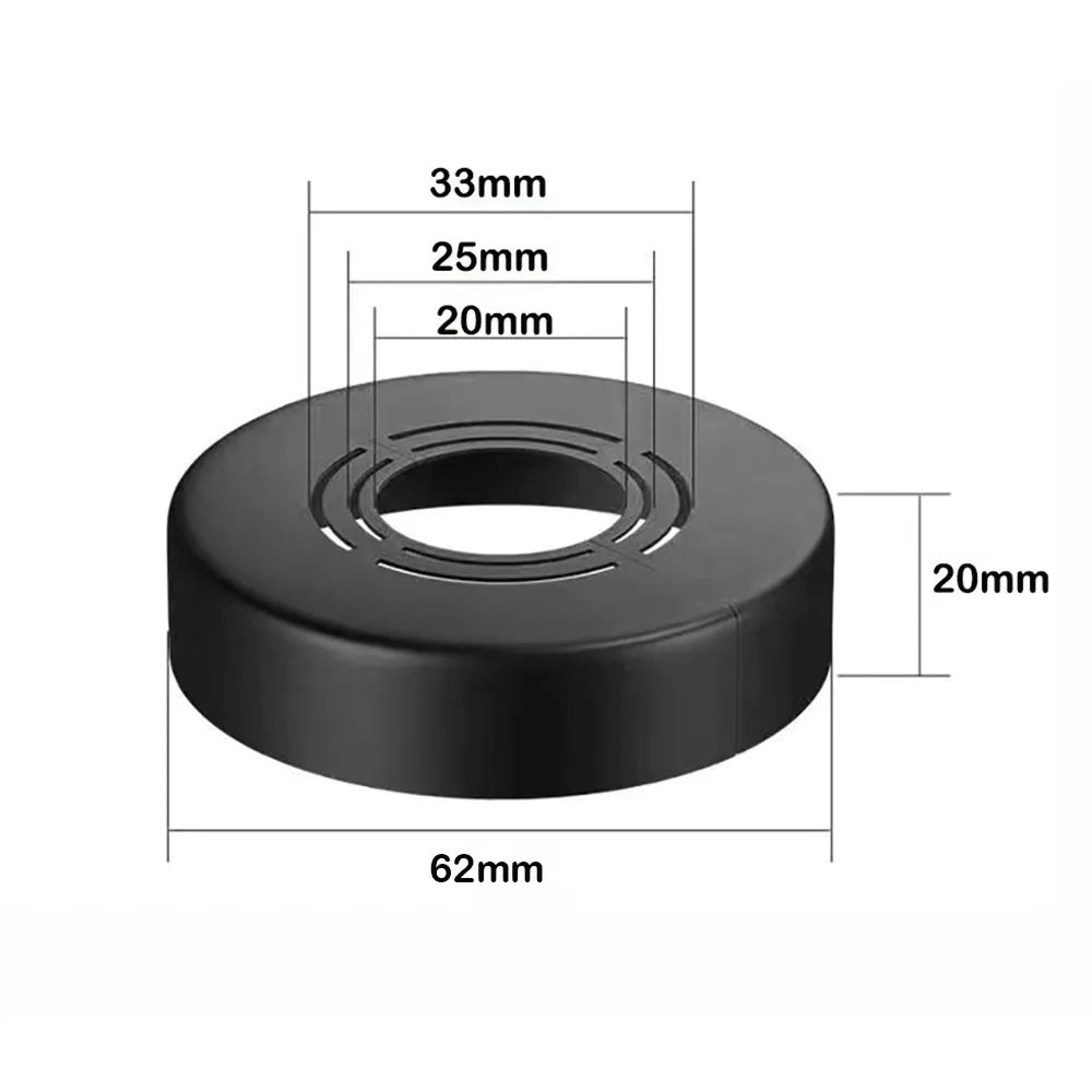 Adjustable ABS Shower Faucet Wall Flange Cover 14