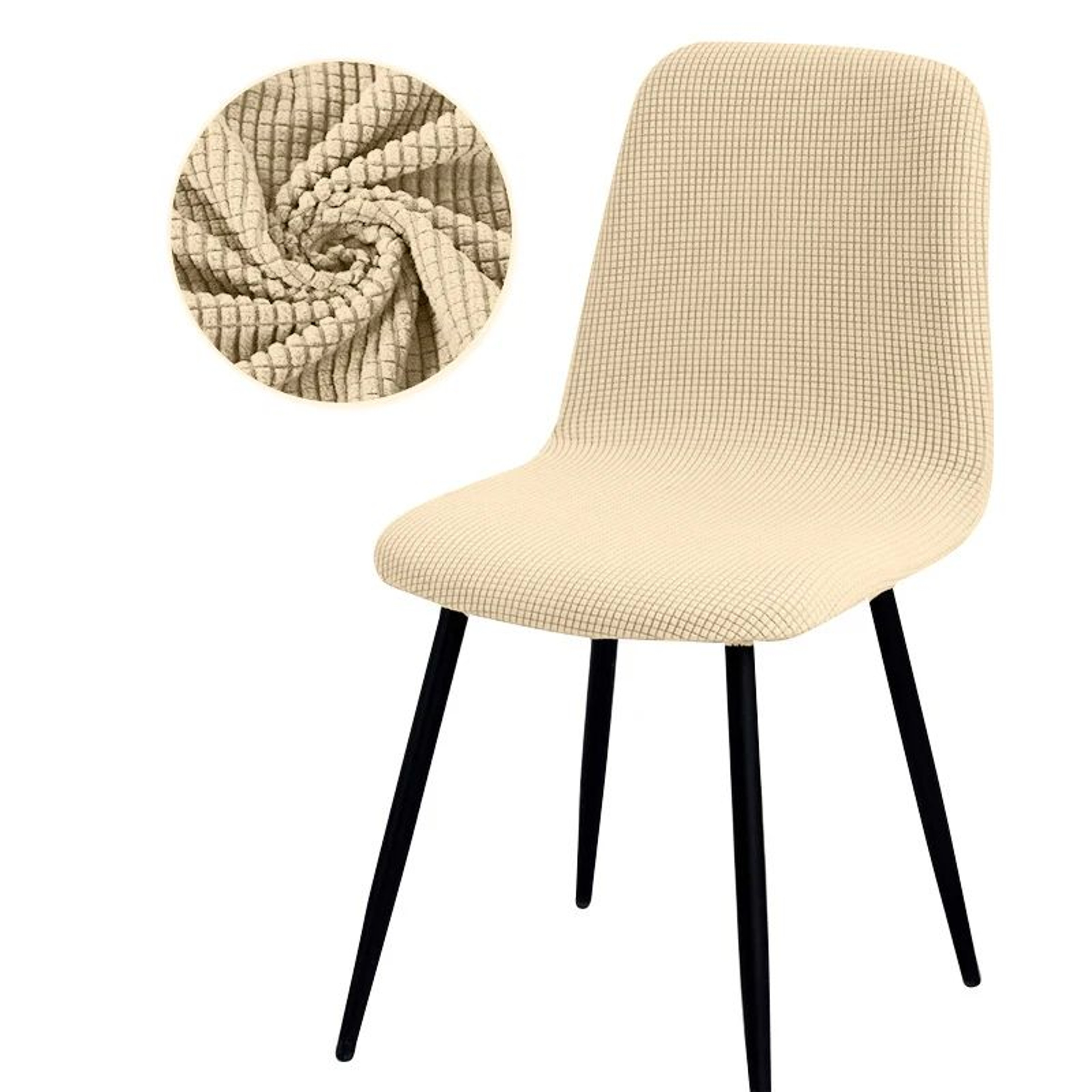 Modern Stretch Short Back Chair Cover 9