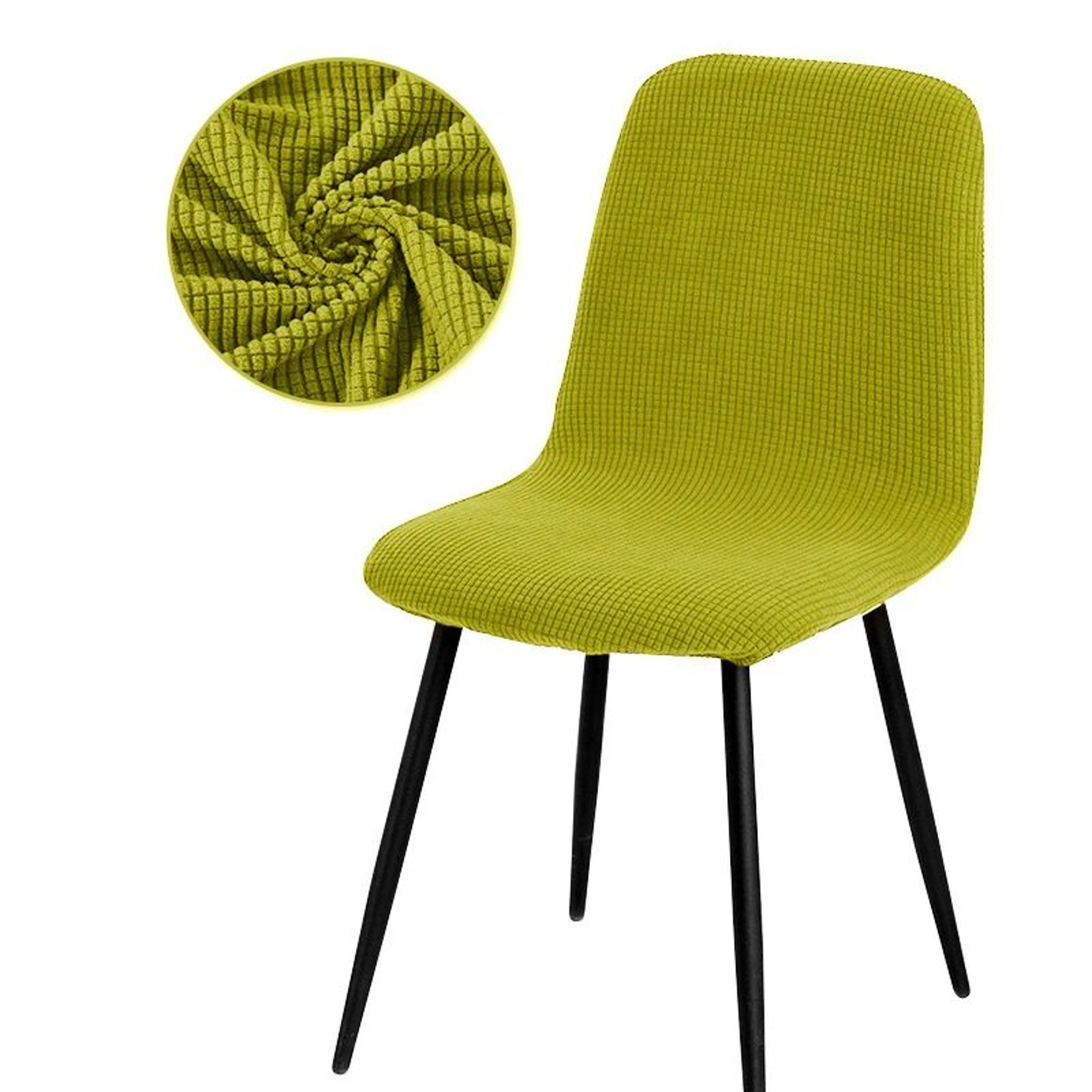 Modern Stretch Short Back Chair Cover 14