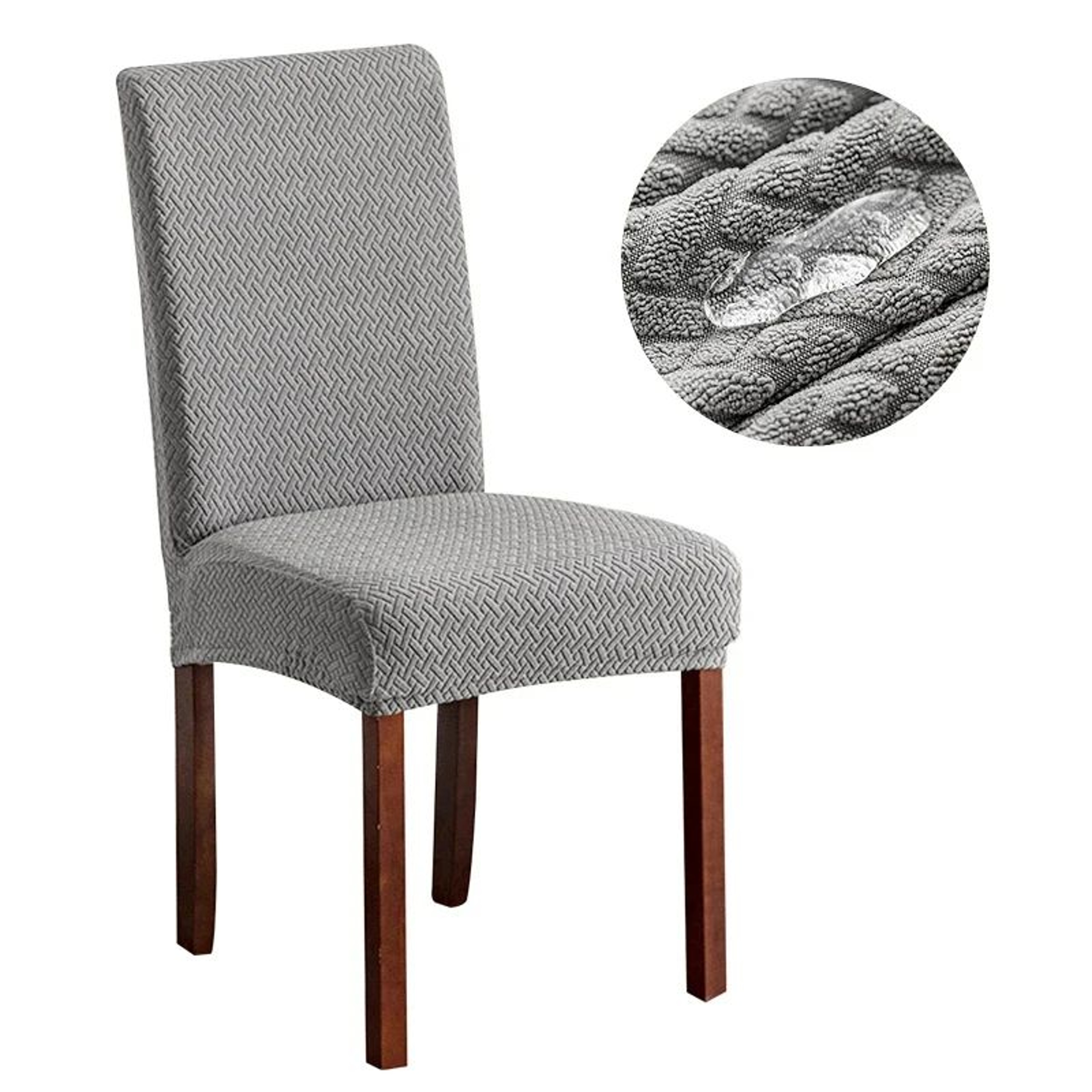 Waterproof Stretch Jacquard Dining Chair Cover 13