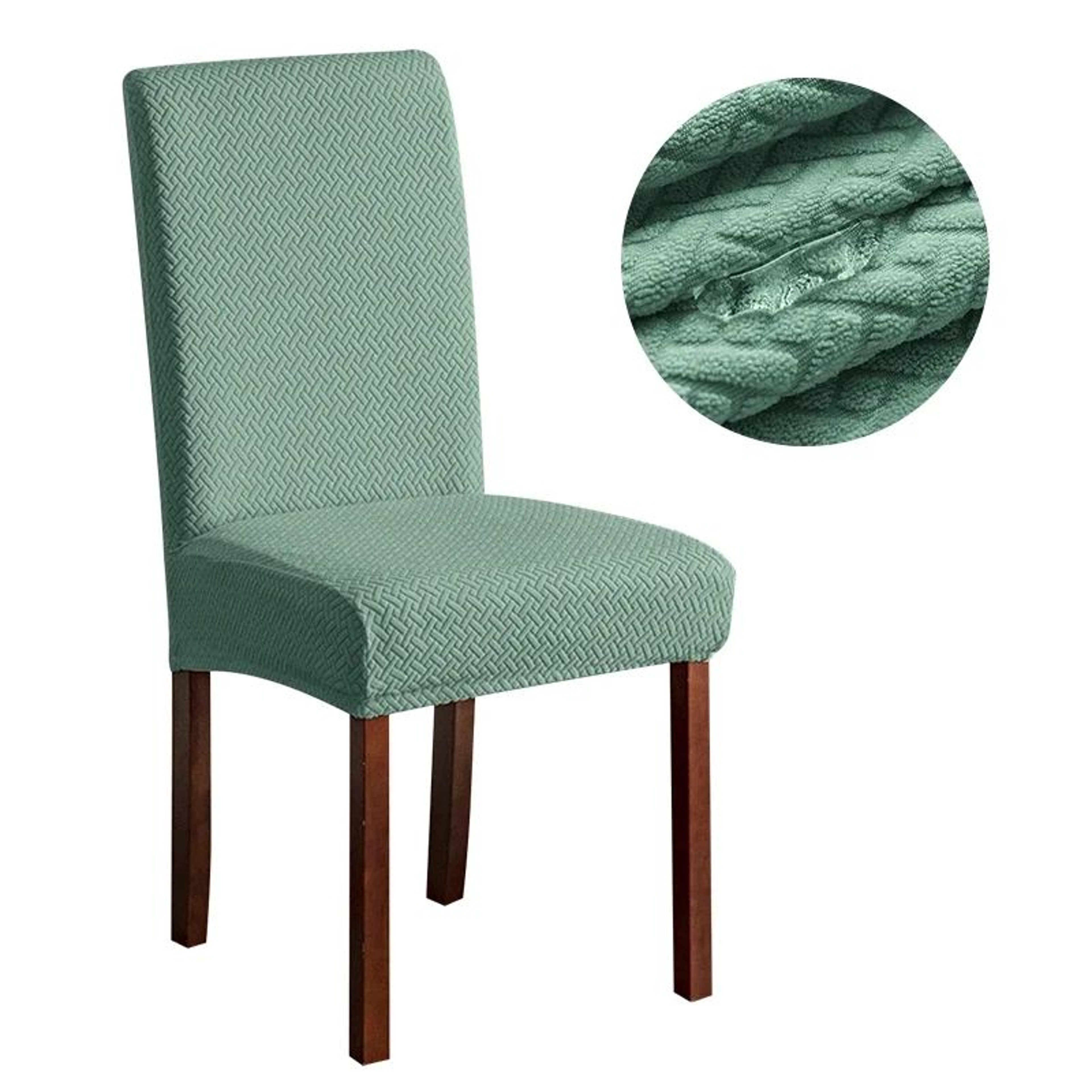Waterproof Stretch Jacquard Dining Chair Cover 11