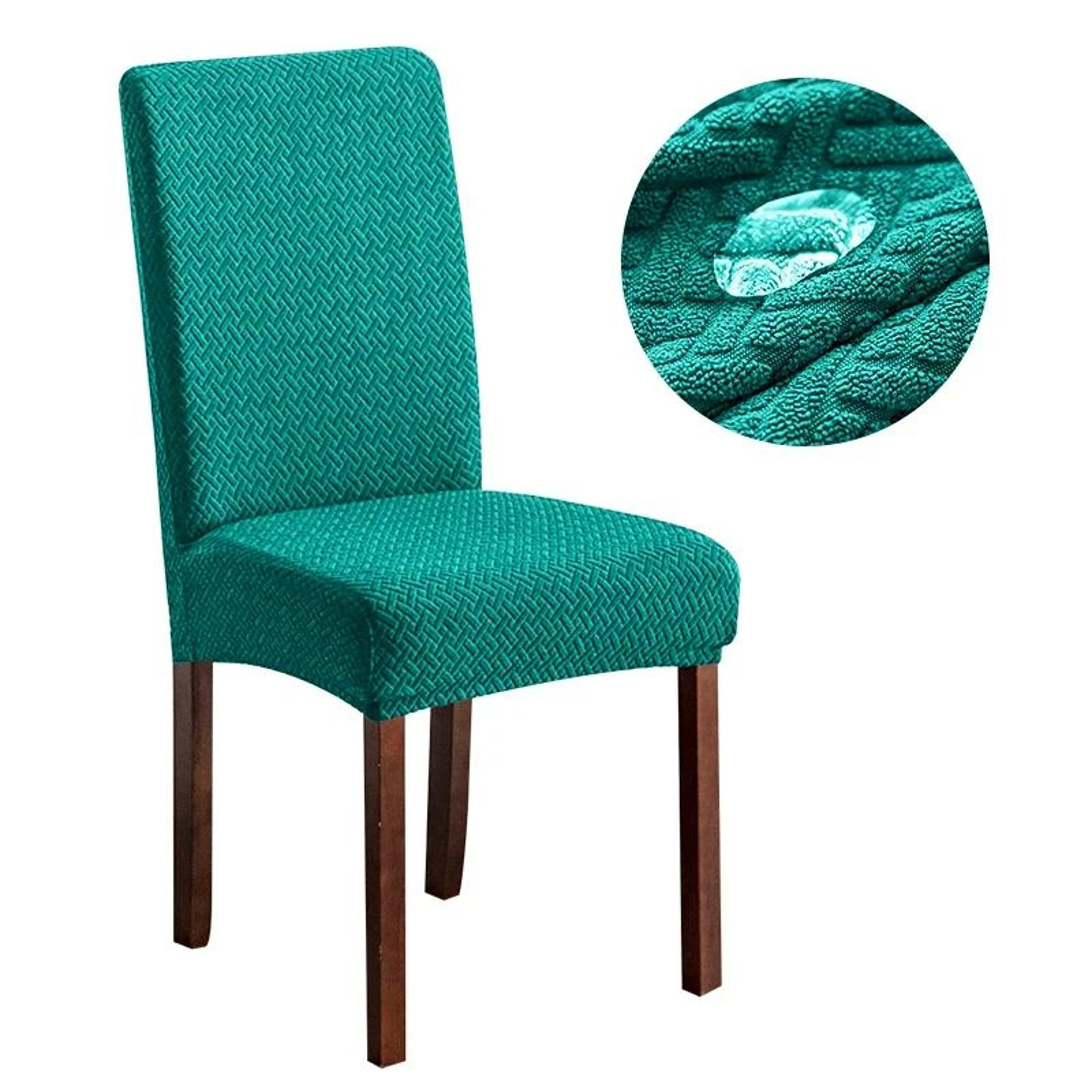 Waterproof Stretch Jacquard Dining Chair Cover 15