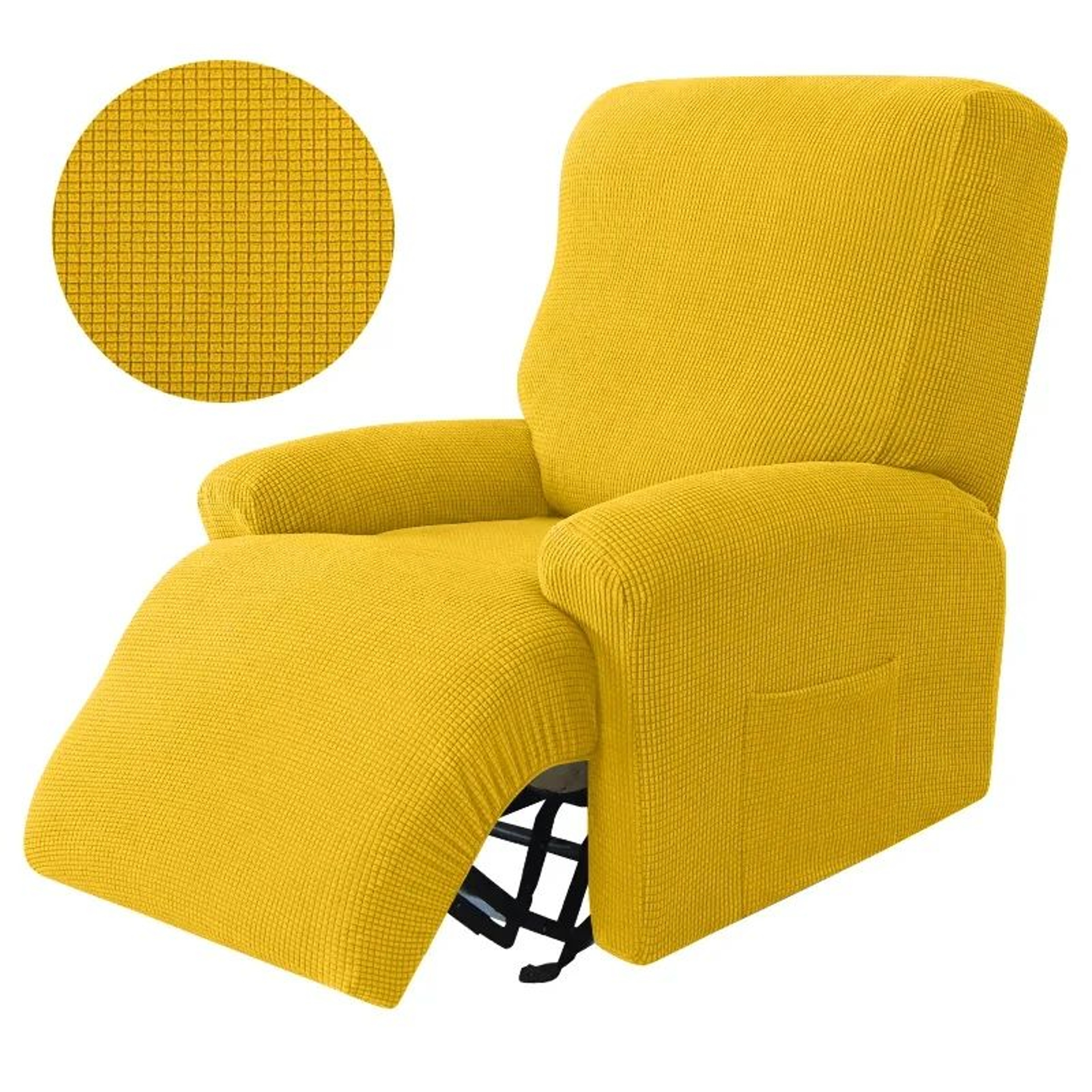 Thick Jacquard Stretch Recliner Chair Cover 9