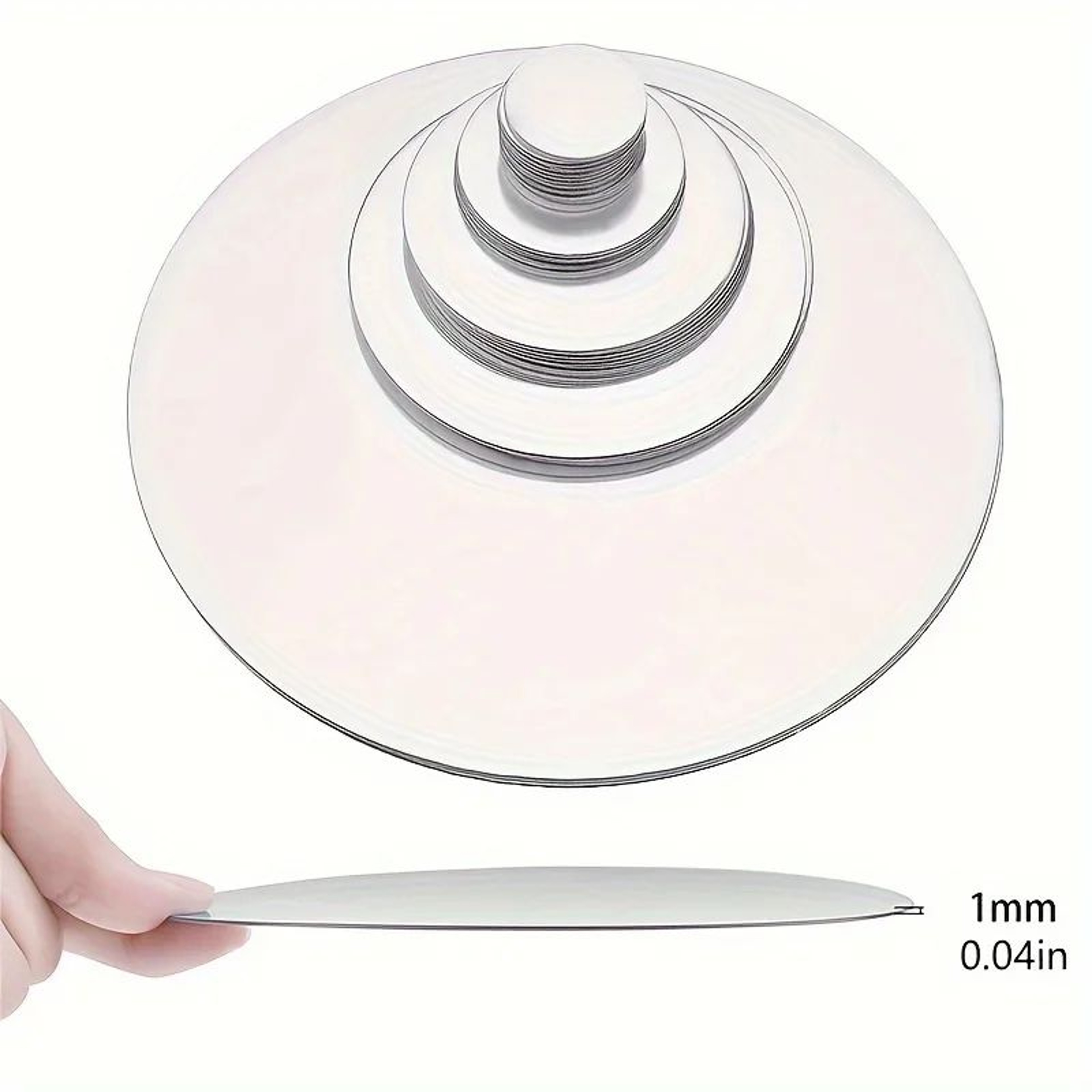 33 Piece Round Acrylic Mirror Wall Decoration Set 6