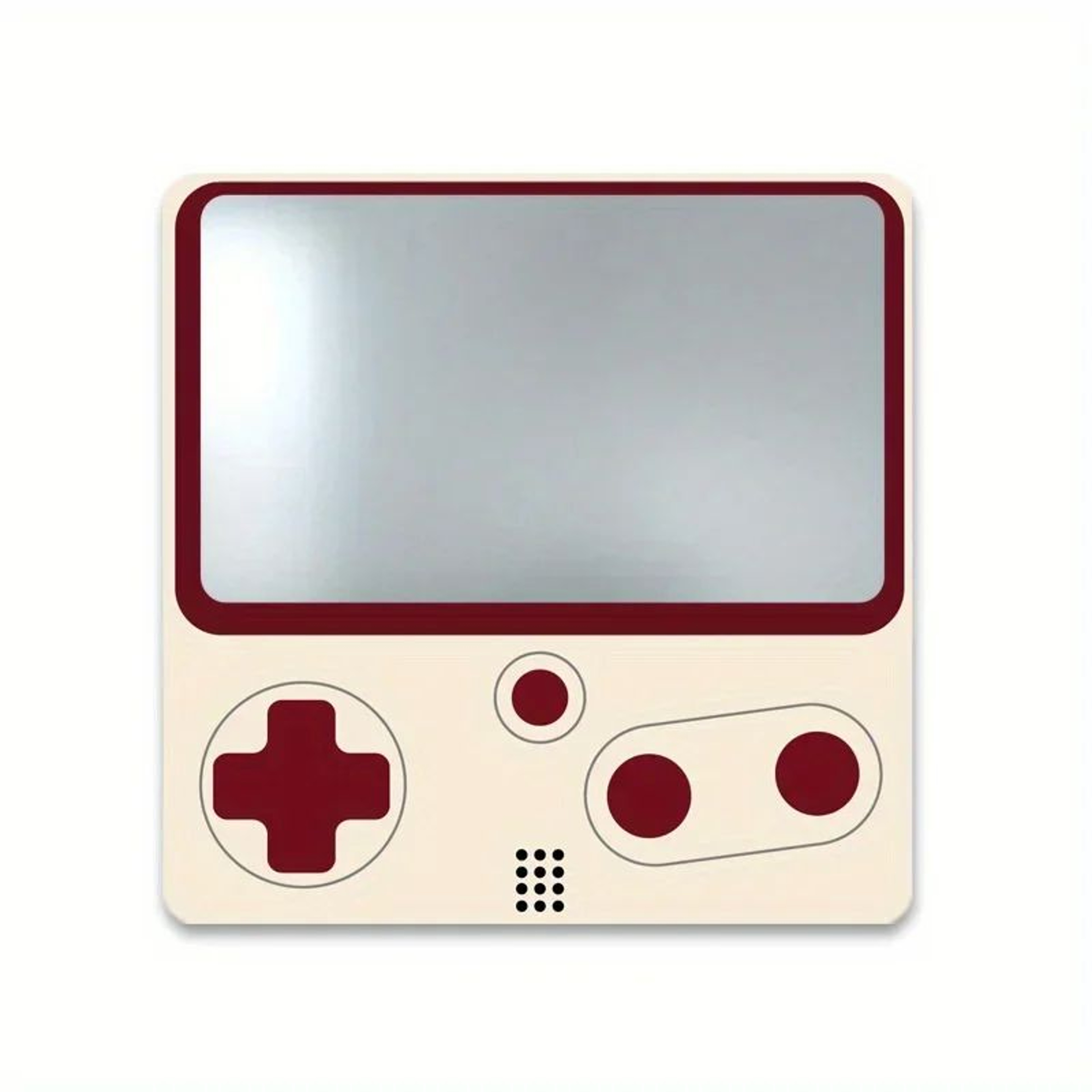20CM Game Console Pattern Self Adhesive Wall Mirror 5