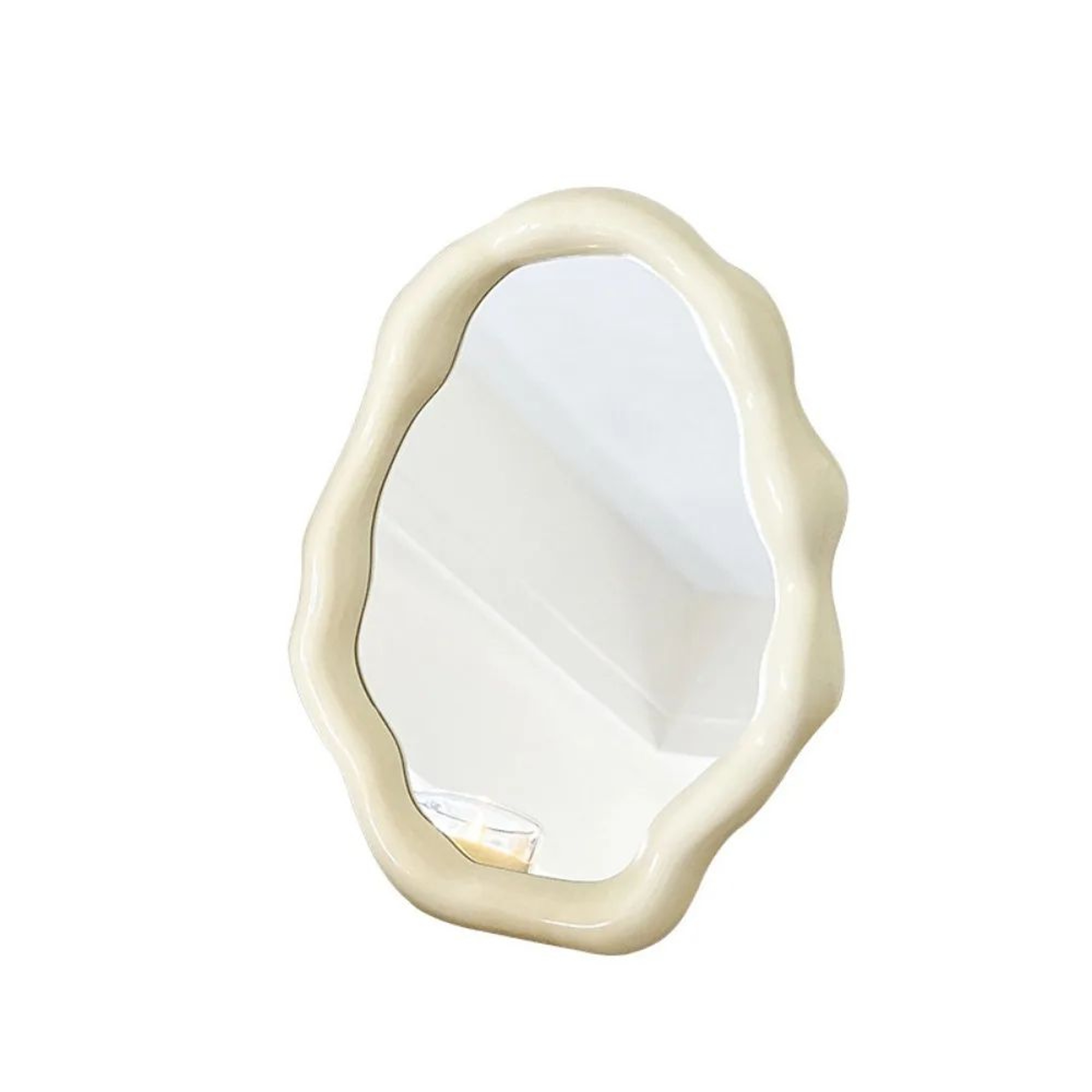Irregular Cloud Shape Folding Desktop Vanity Mirror 7