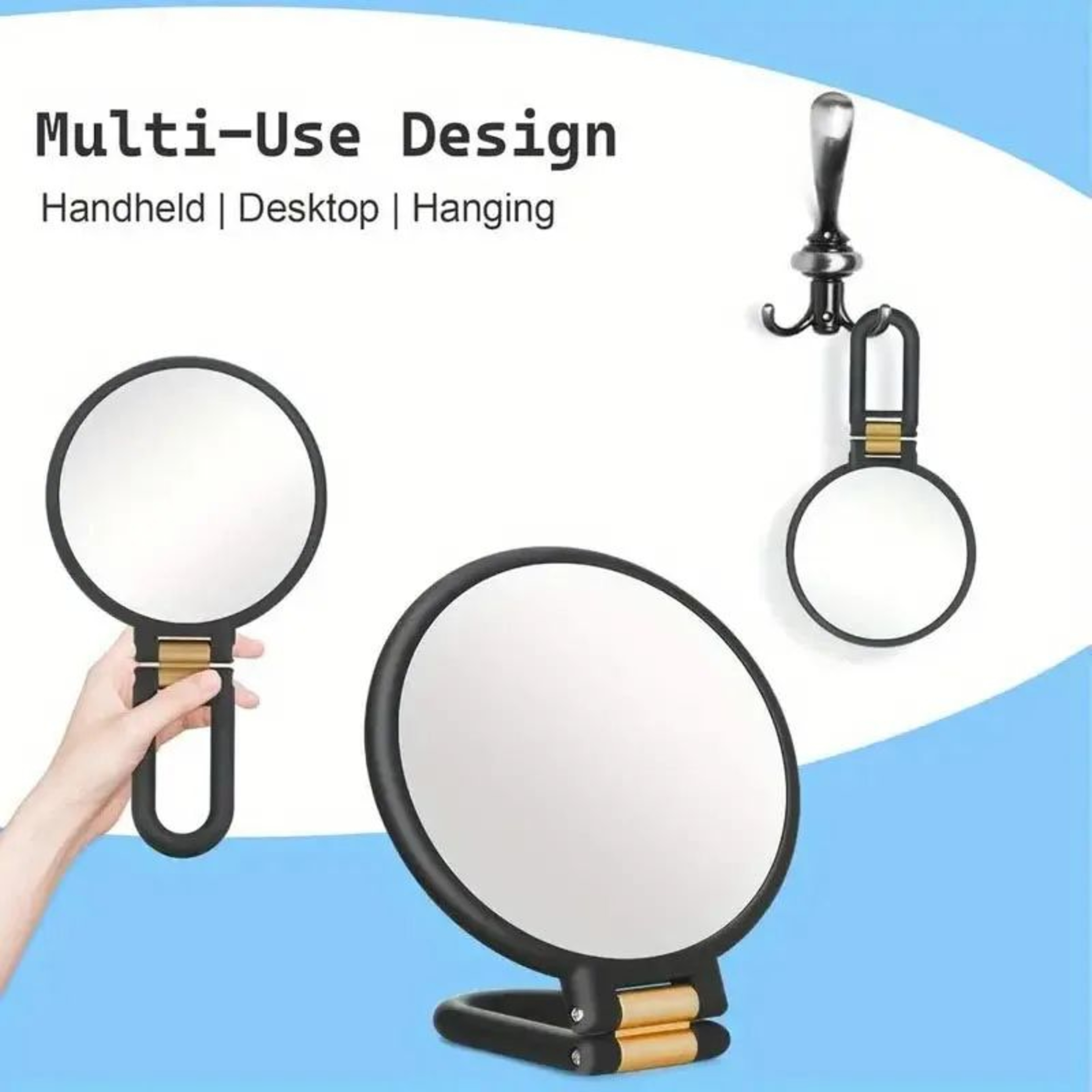 Foldable Pocket Makeup Mirror With Multiple Magnification 4