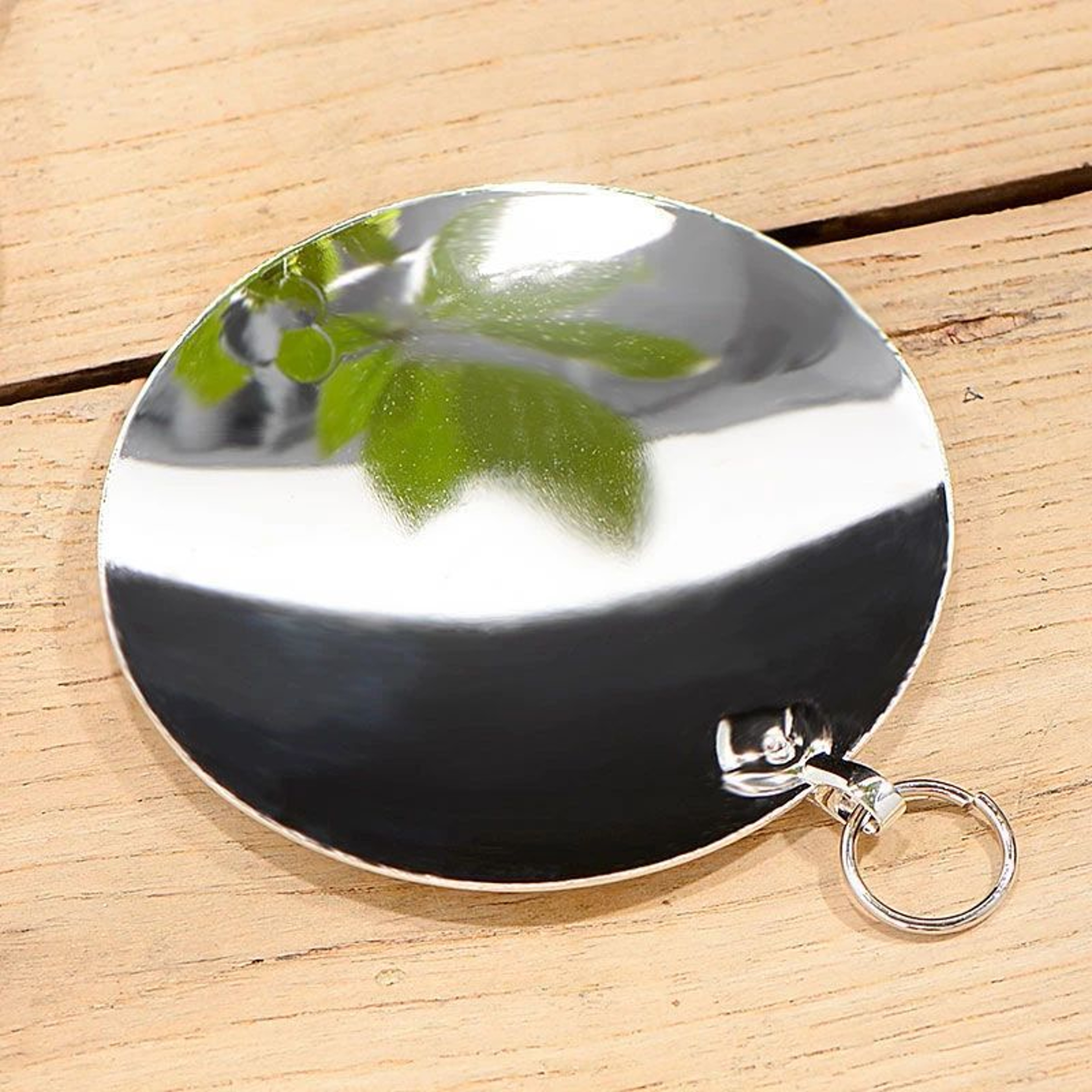 Silver Tibetan Style Auspicious Hanging Decorative Mirror 4