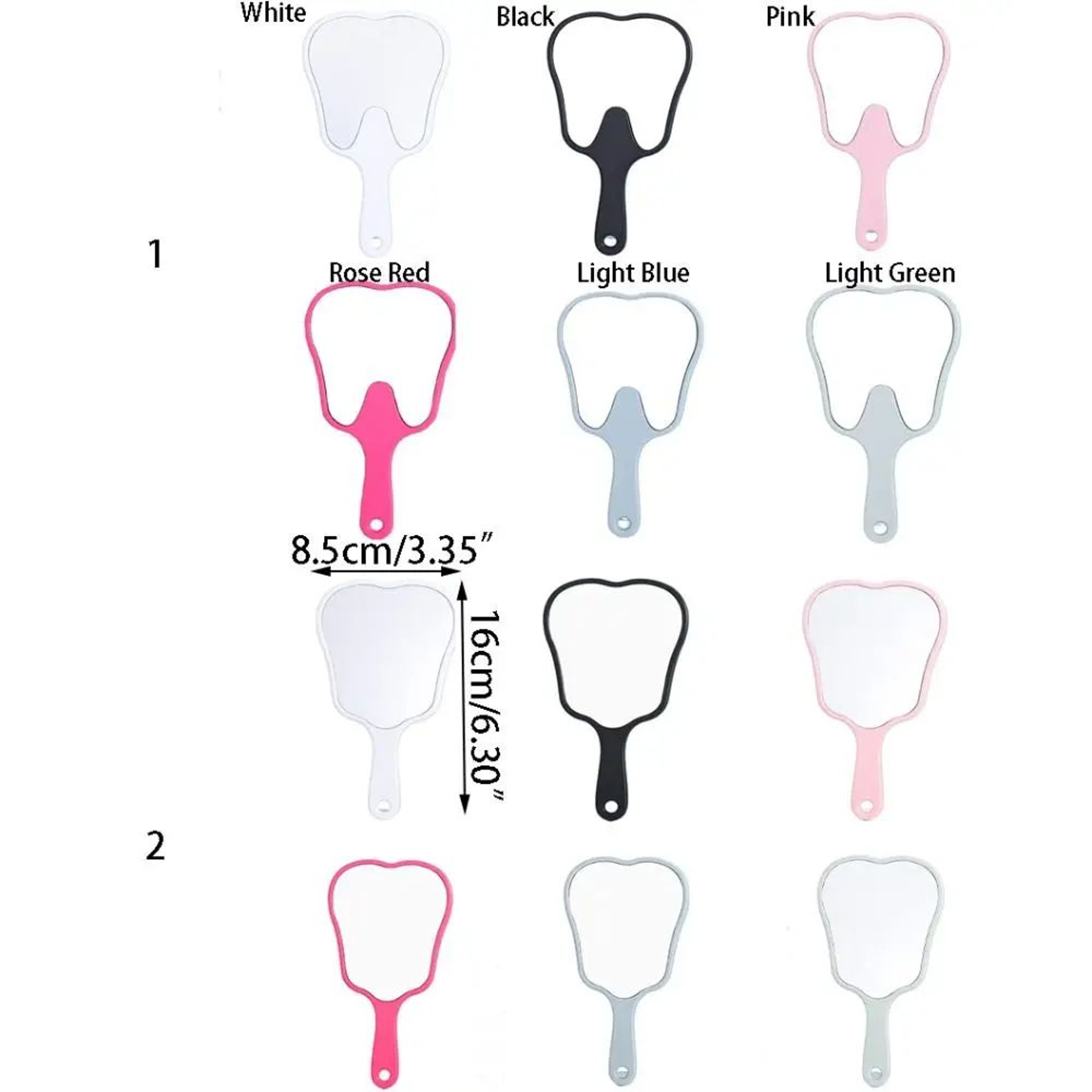 Portable Handheld High Definition Cosmetic Mirror With Hanging Handle 5