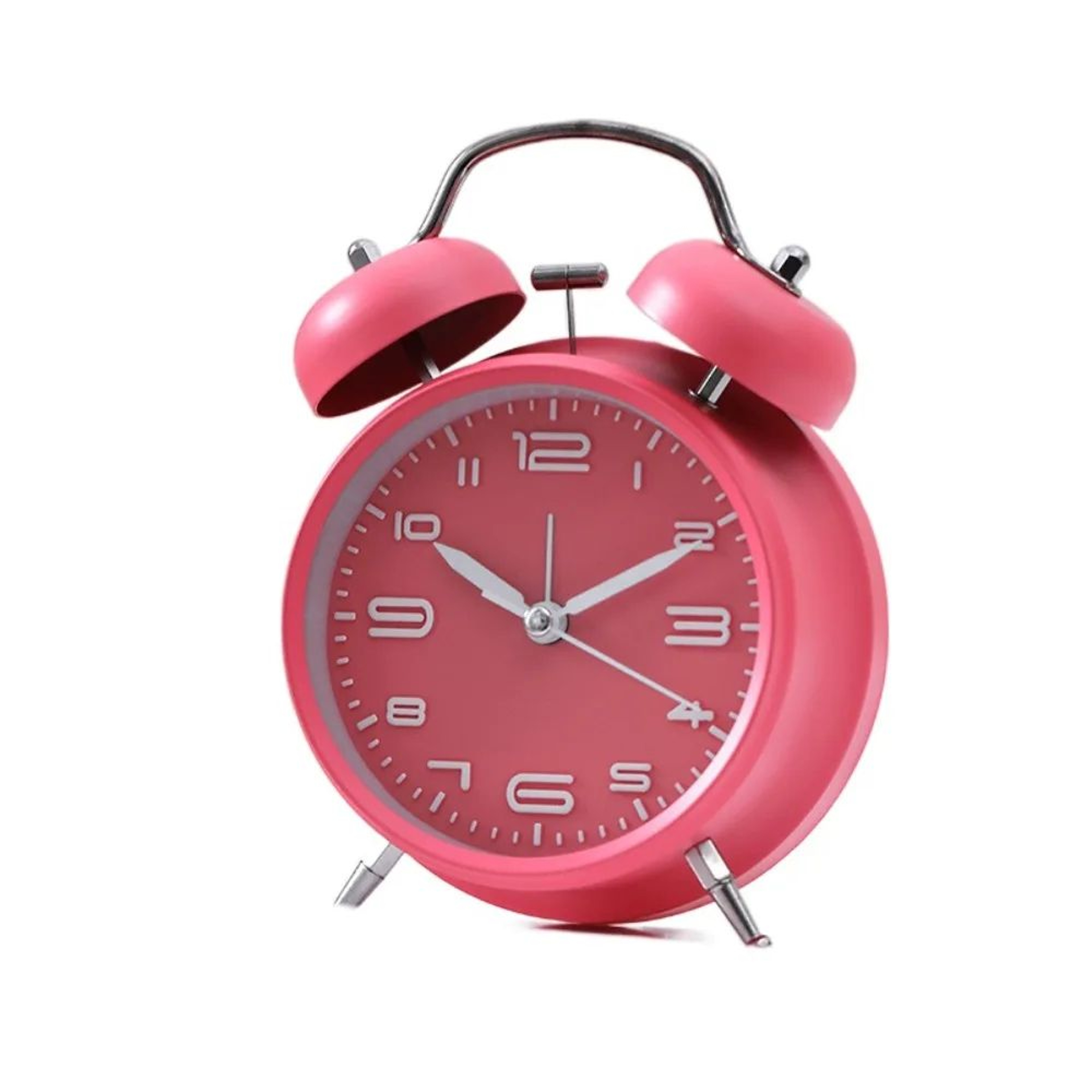 Retro Twin Bell Loud Alarm Clock With Luminous Silent Design 9