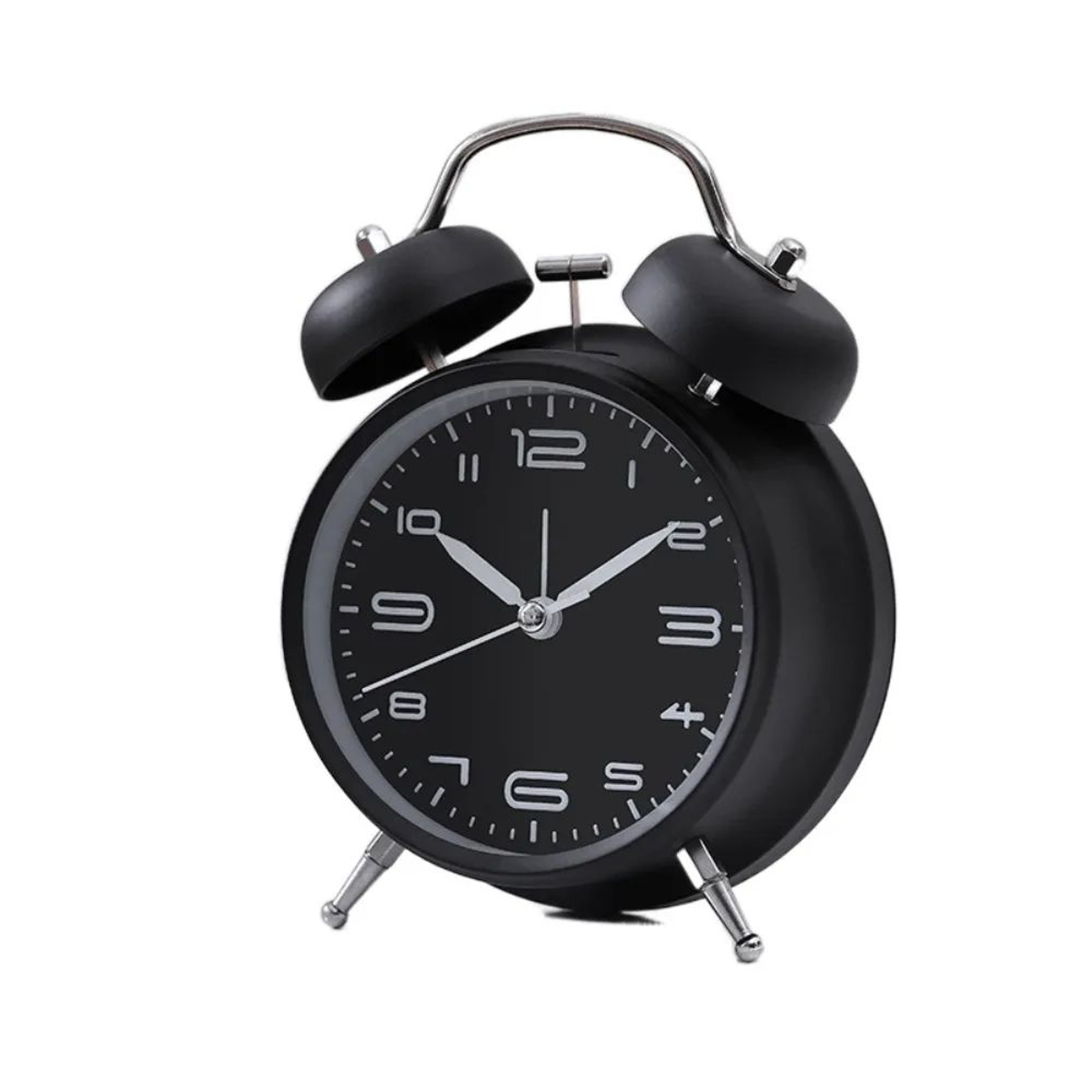 Retro Twin Bell Loud Alarm Clock With Luminous Silent Design 6