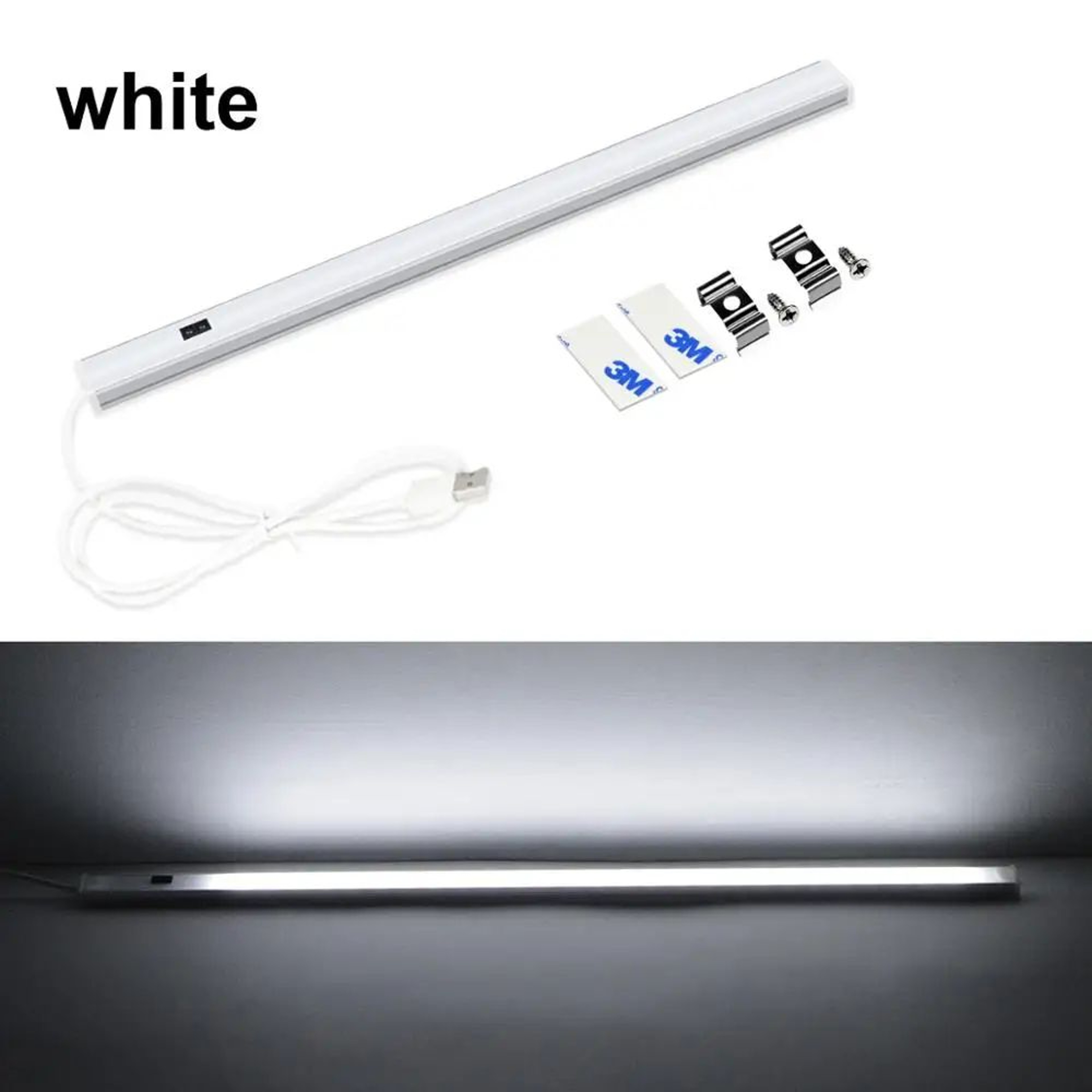 USB LED Under Cabinet Light With Hand Scan Motion Sensor 6