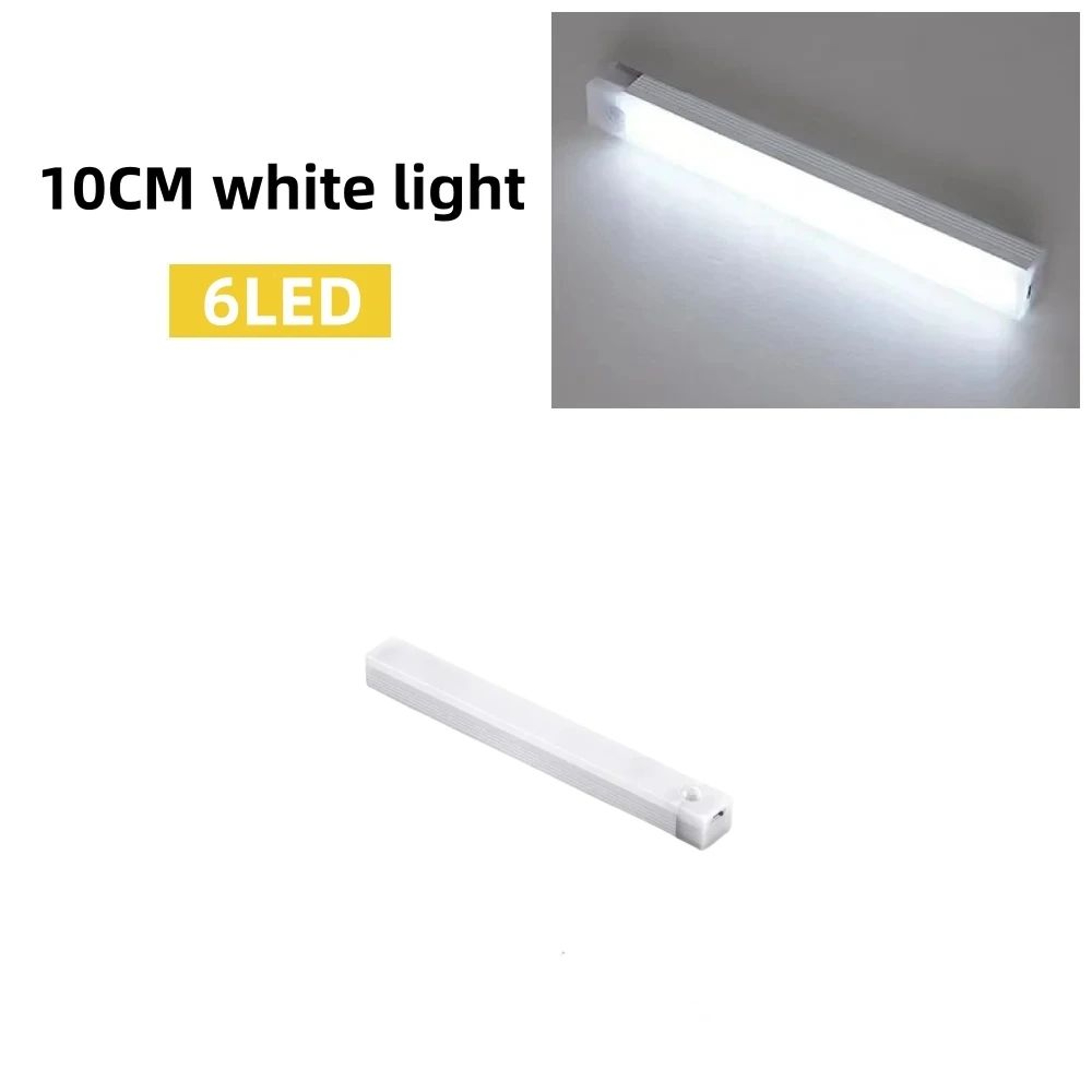 Rechargeable Motion Sensor LED Cabinet Light For Kitchen And Stairs Backlight 8