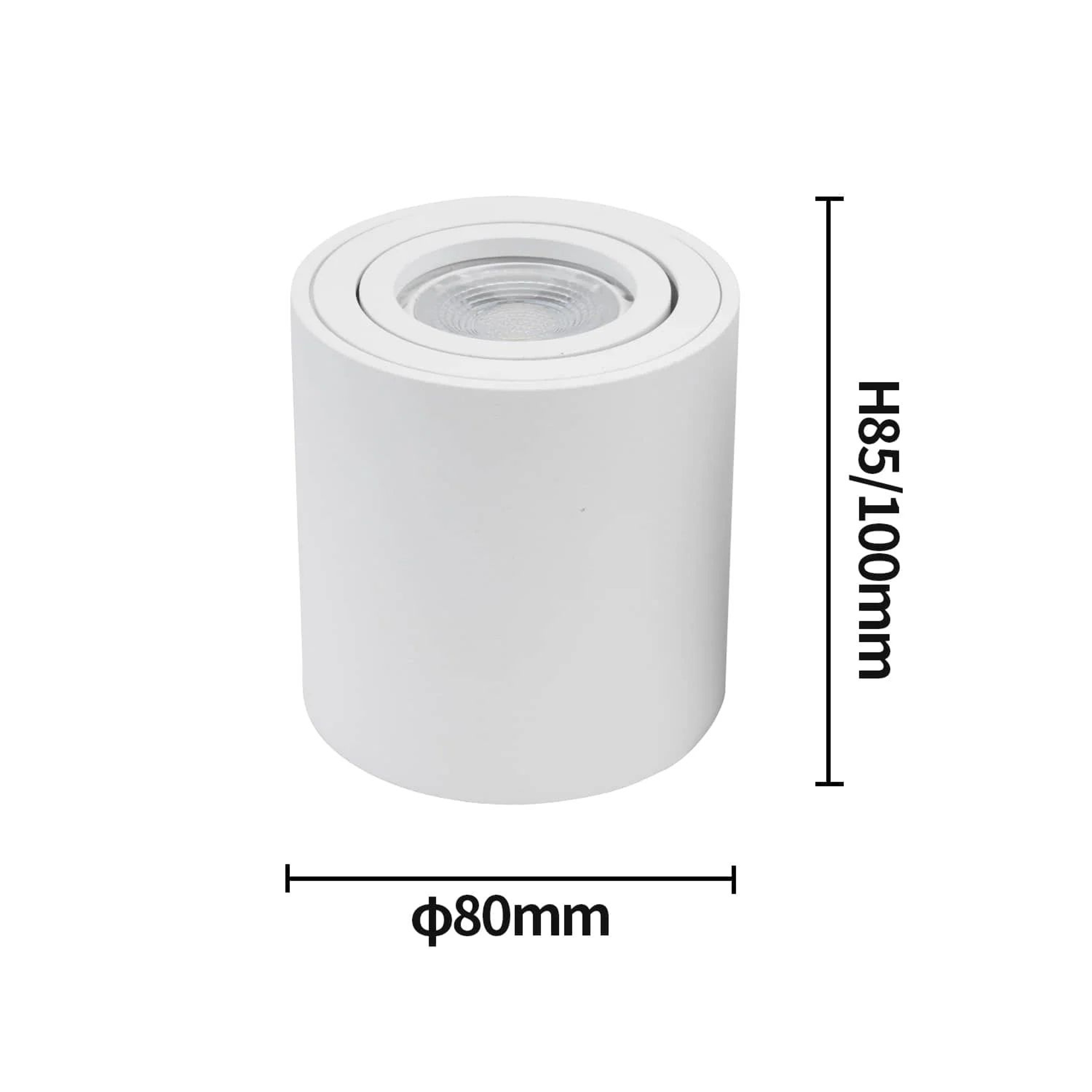 Round GU10 Surface Mounted Ceiling Spotlight Fixture 7