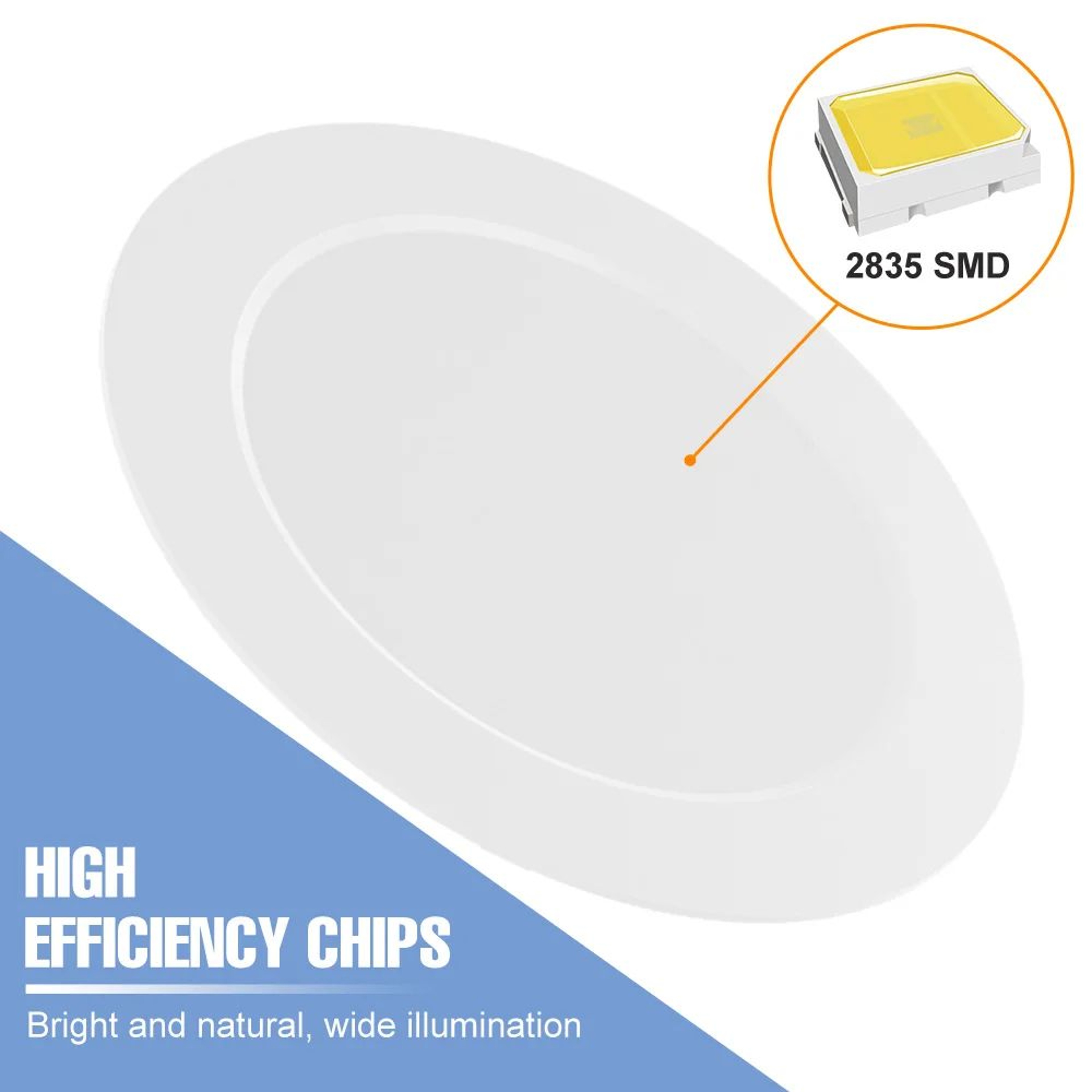 Round Recessed LED Ceiling Downlight 2