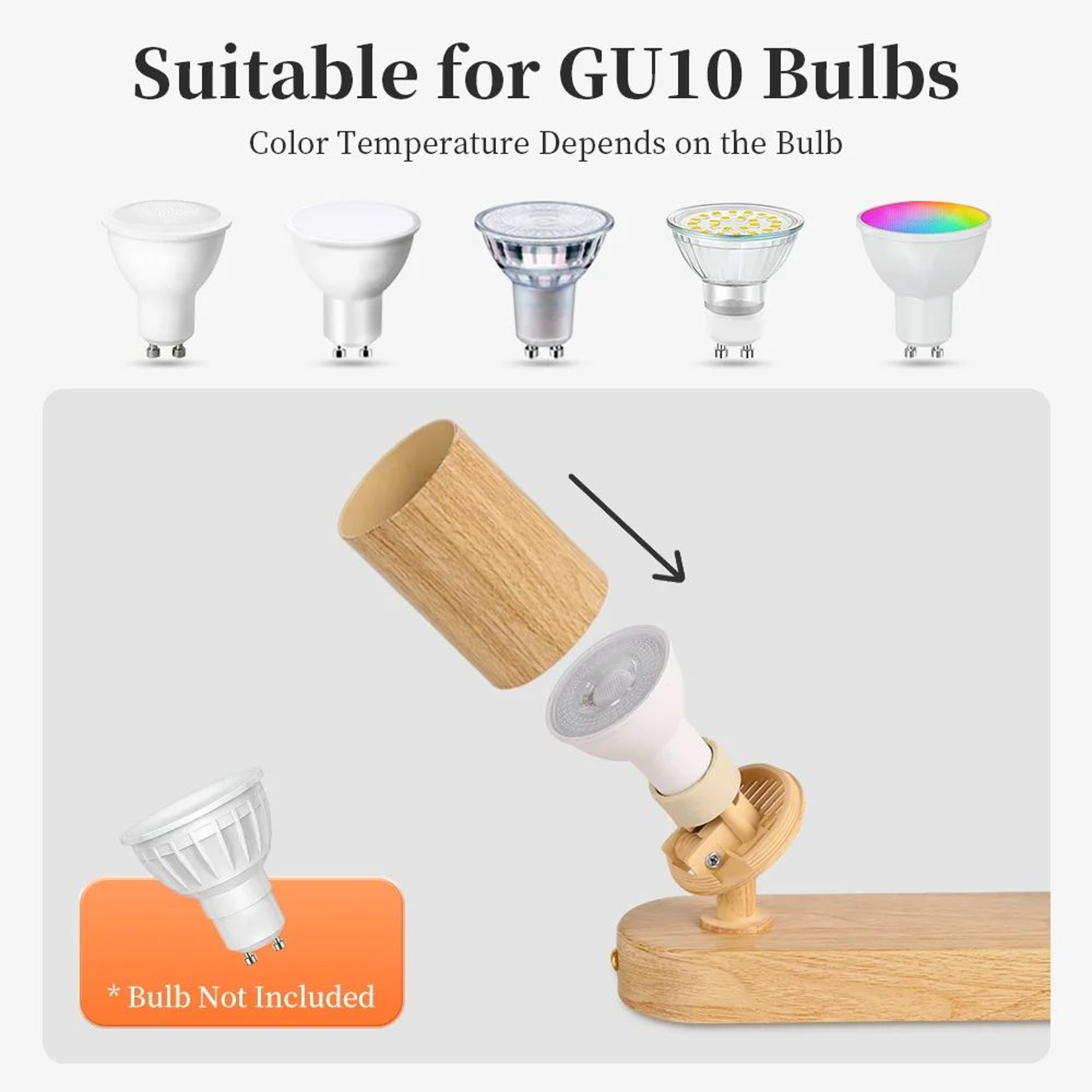 Modern GU10 LED Ceiling Spotlight With Replaceable Bulb 1