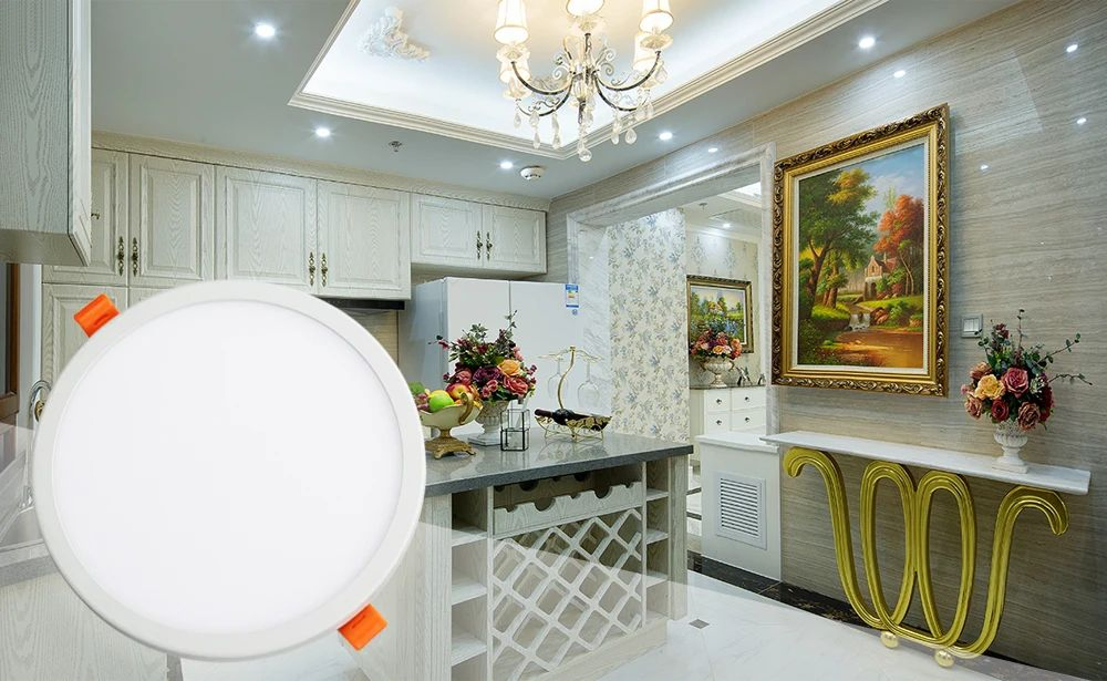 Adjustable Recessed LED Panel Ceiling Downlight 14