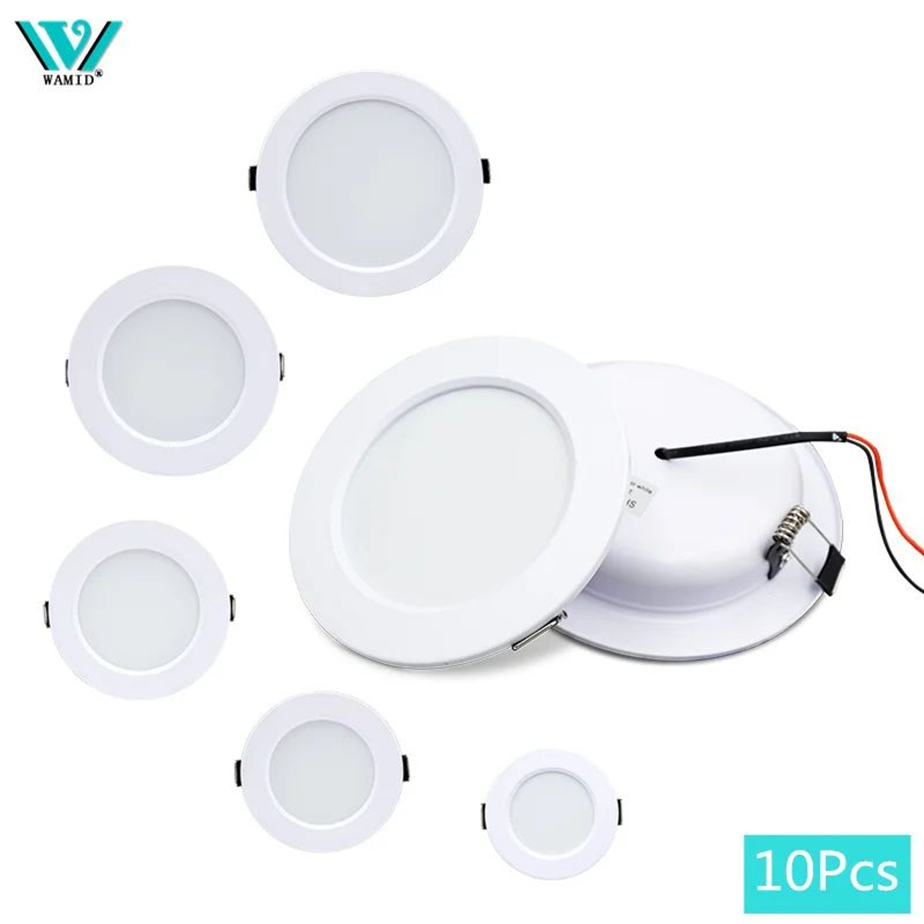 Round LED Ceiling Downlight White Indoor Lamp 0