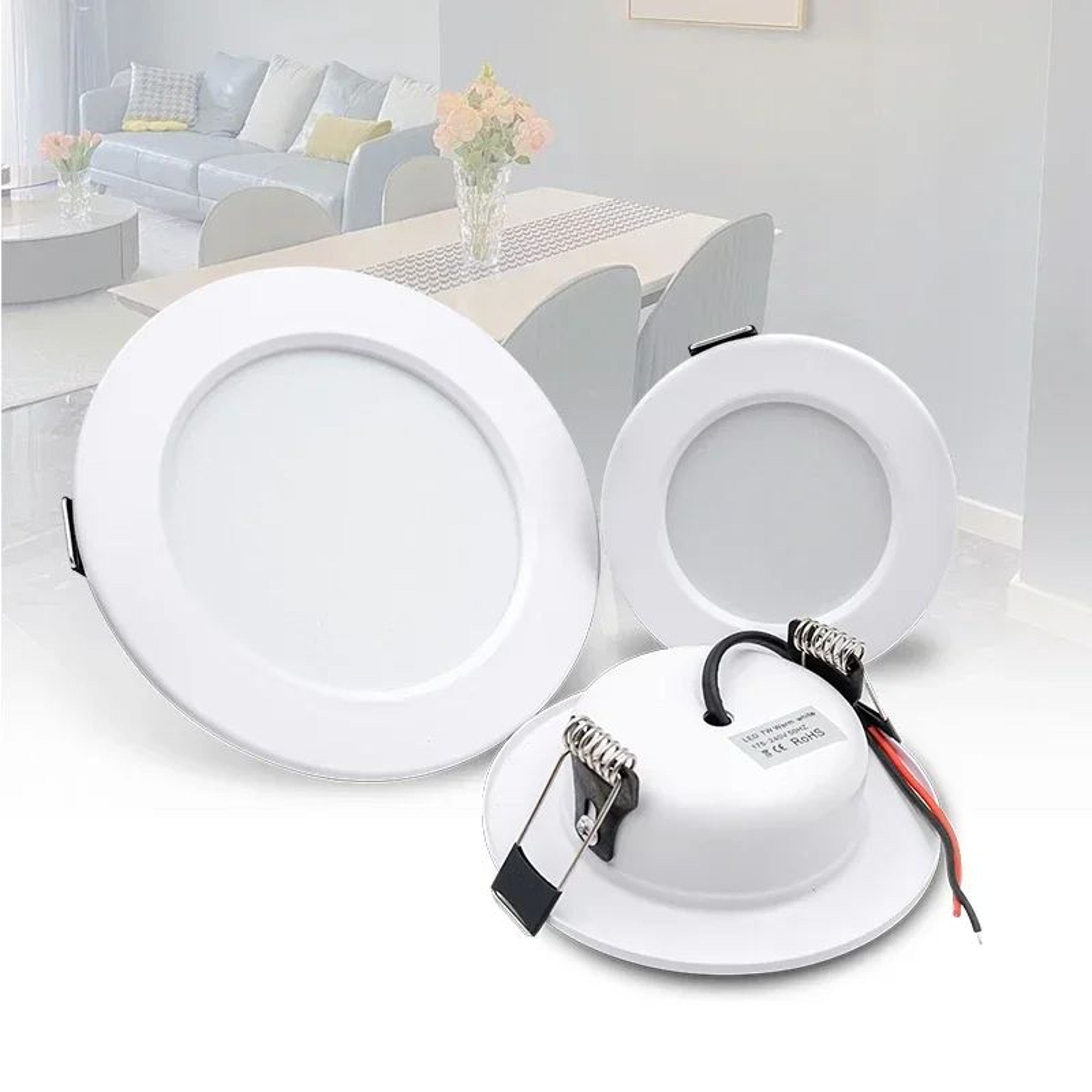 Round LED Ceiling Downlight White Indoor Lamp 5