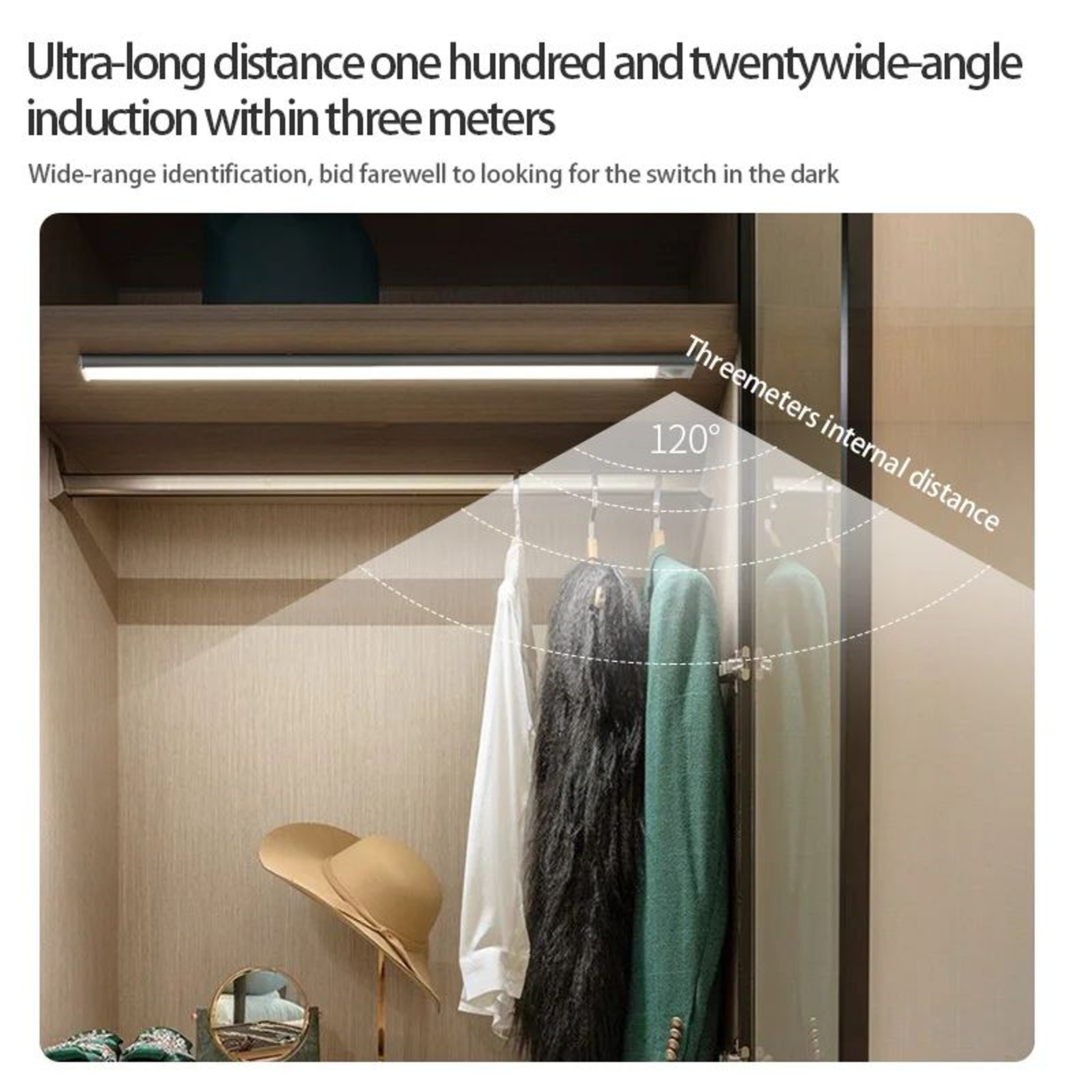 Ultra Thin Motion Sensor LED Under Cabinet Light 3