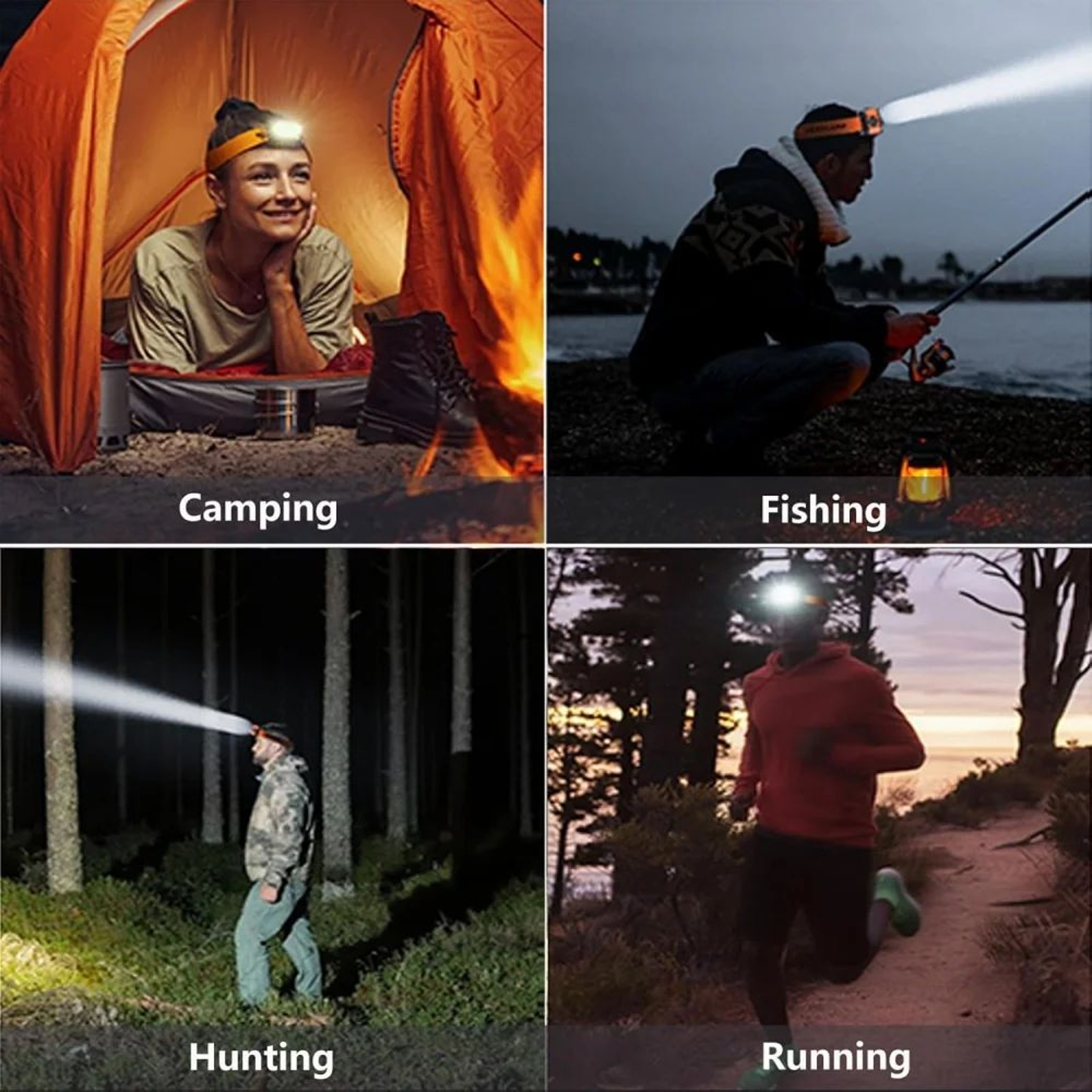 Rechargeable Motion Sensor LED Headlamp 5